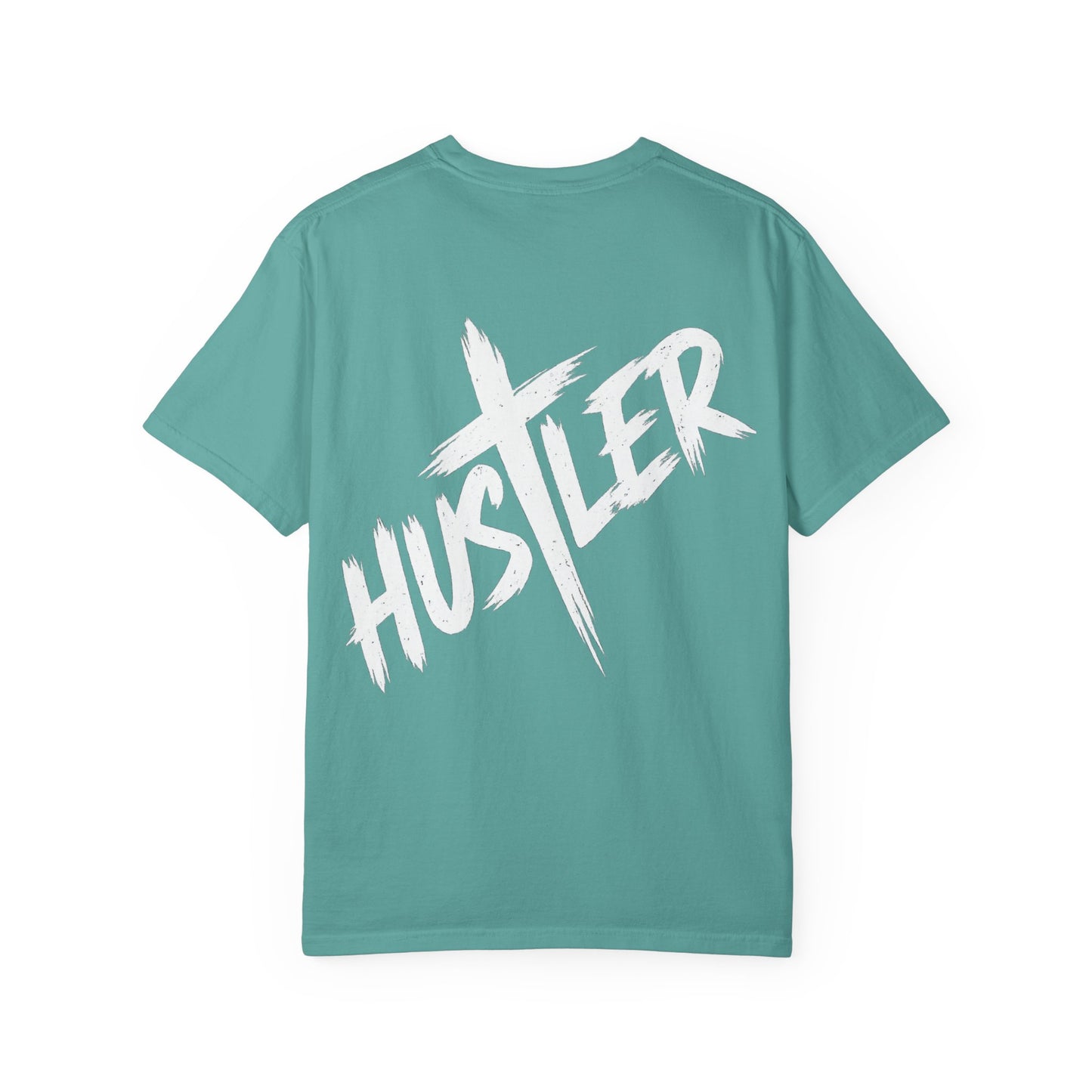 Hustler Unisex Garment-Dyed T-Shirt, Trendy Graphic Tee, Fashionable Everyday Wear, Perfect Gift for Entrepreneurs, Casual Streetwear