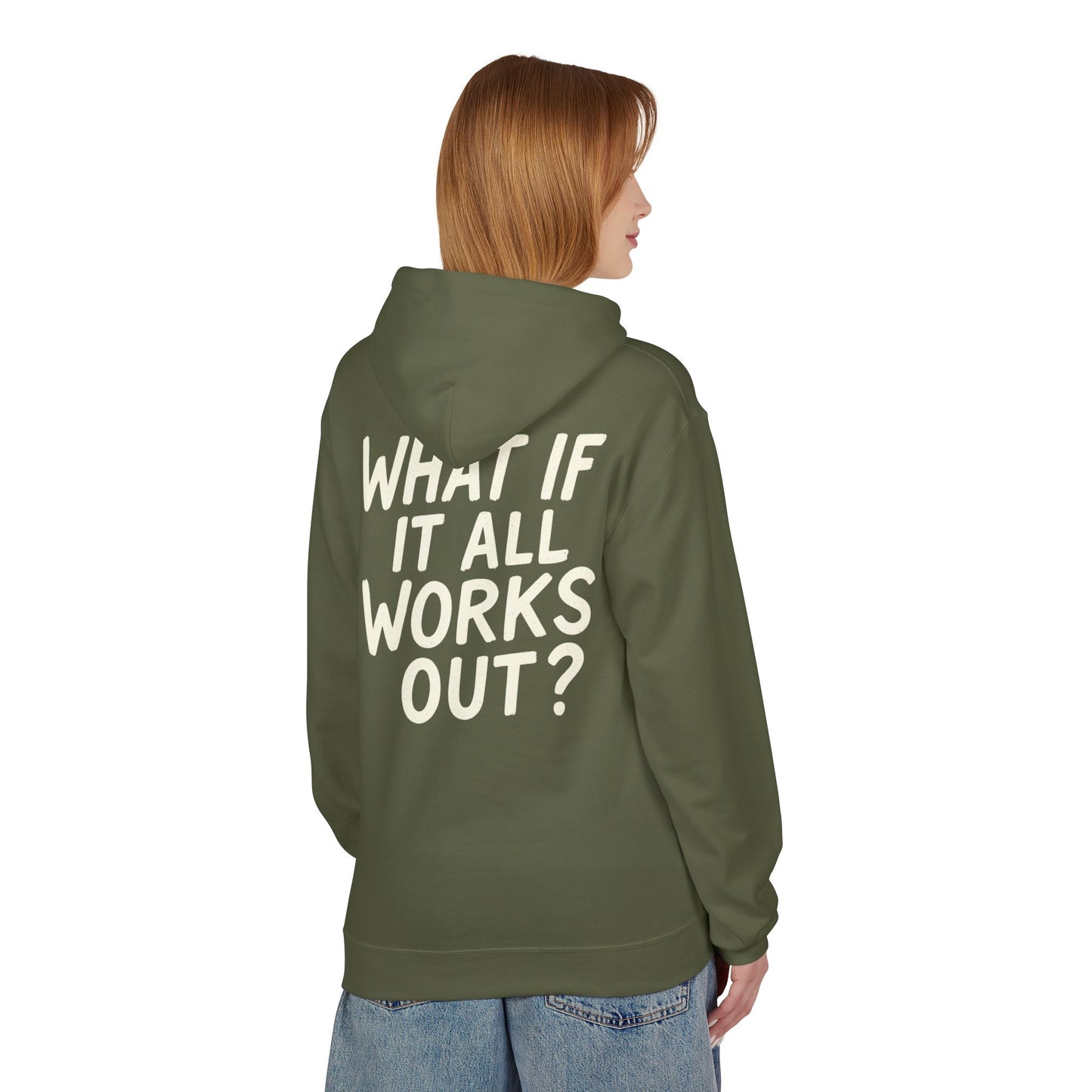 Inspirational Fleece Hoodie, Perfect for Chill Days, Motivational Gift, Casual Wear, Unisex Apparel, Cozy Layer