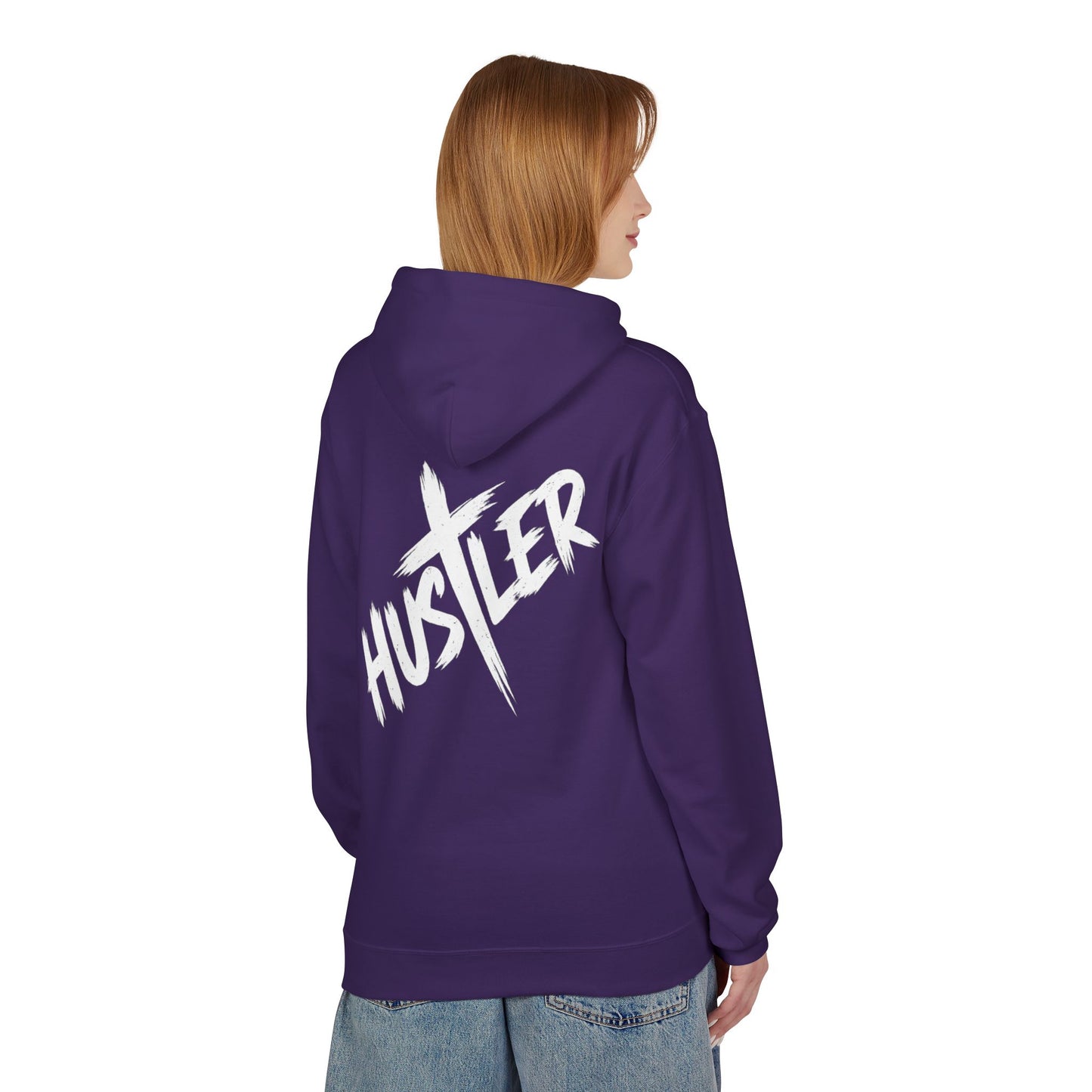 Unisex Hustler Fleece Hoodie - Stylish Streetwear, Casual Comfort, Gift for Hustlers, Trendy Layer, Perfect for Any Season