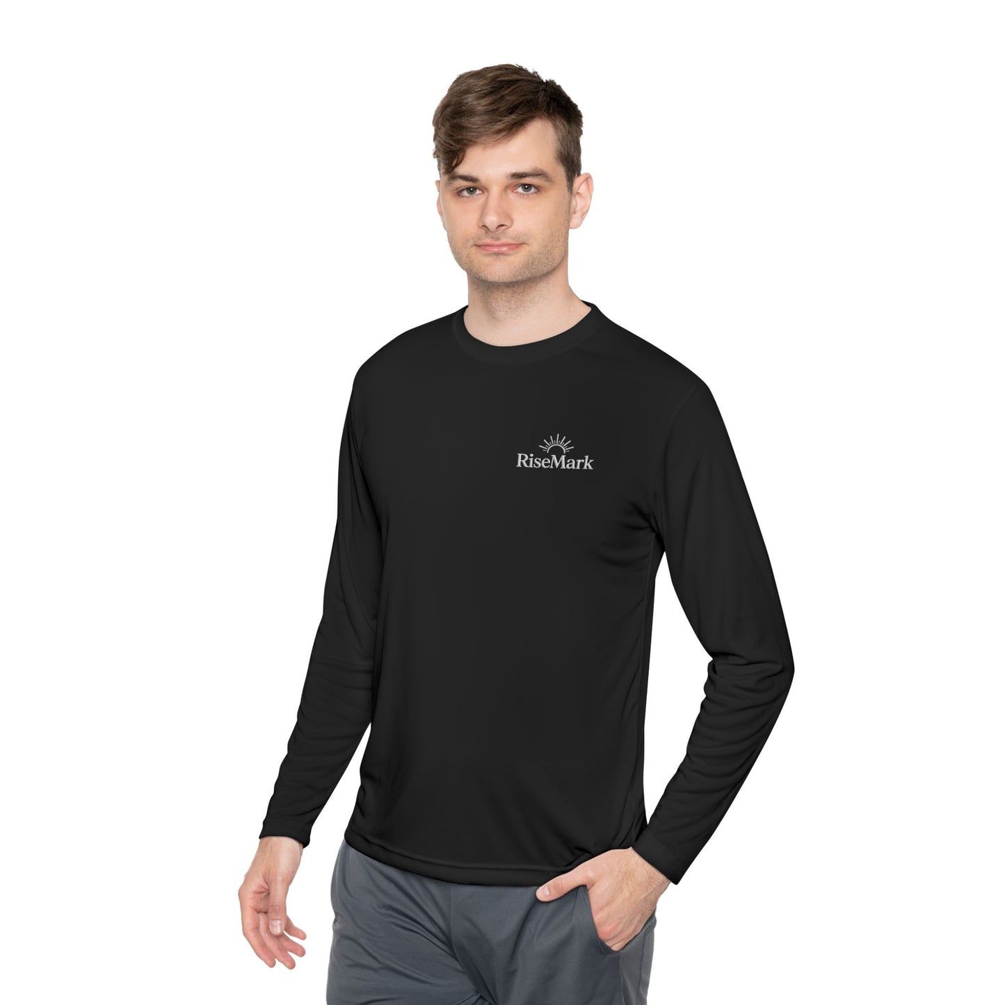 Unisex Long Sleeve Hustler Tee, Motivational Athletic Shirt, gifts for hustlers, casual wear, street style fashion, workout apparel