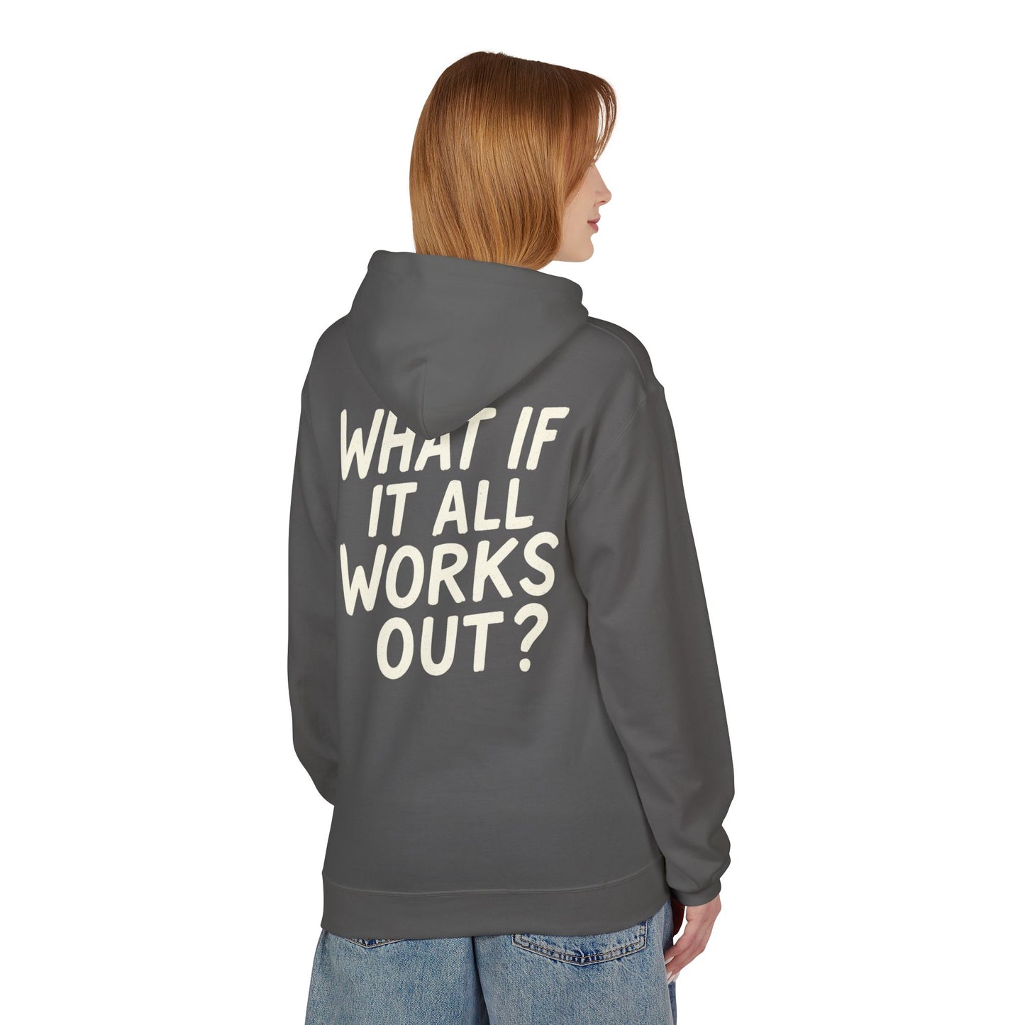 Inspirational Fleece Hoodie, Perfect for Chill Days, Motivational Gift, Casual Wear, Unisex Apparel, Cozy Layer