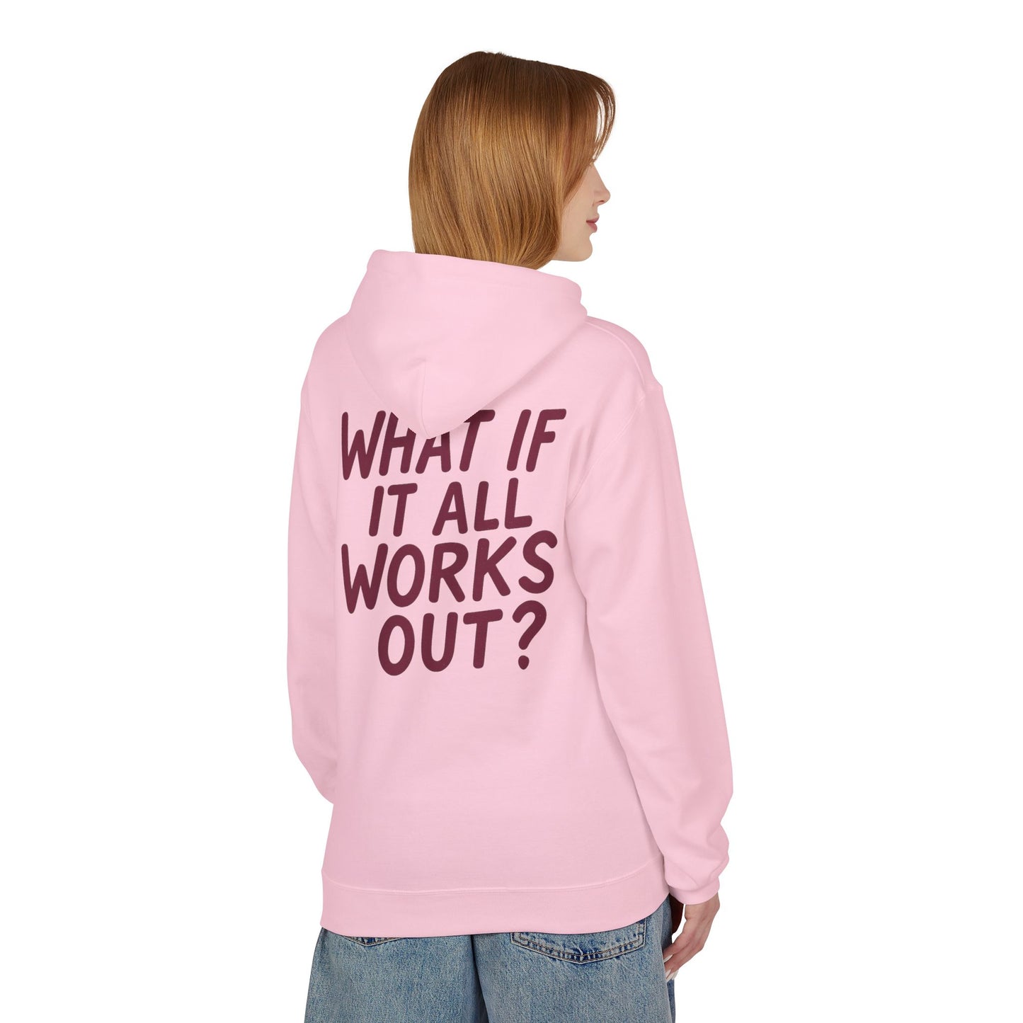 Inspirational Fleece Hoodie - Unisex Motivational Sweatshirt for Comfort, Casual Wear, Gifts, Positive Quotes, Gym & Daily Use