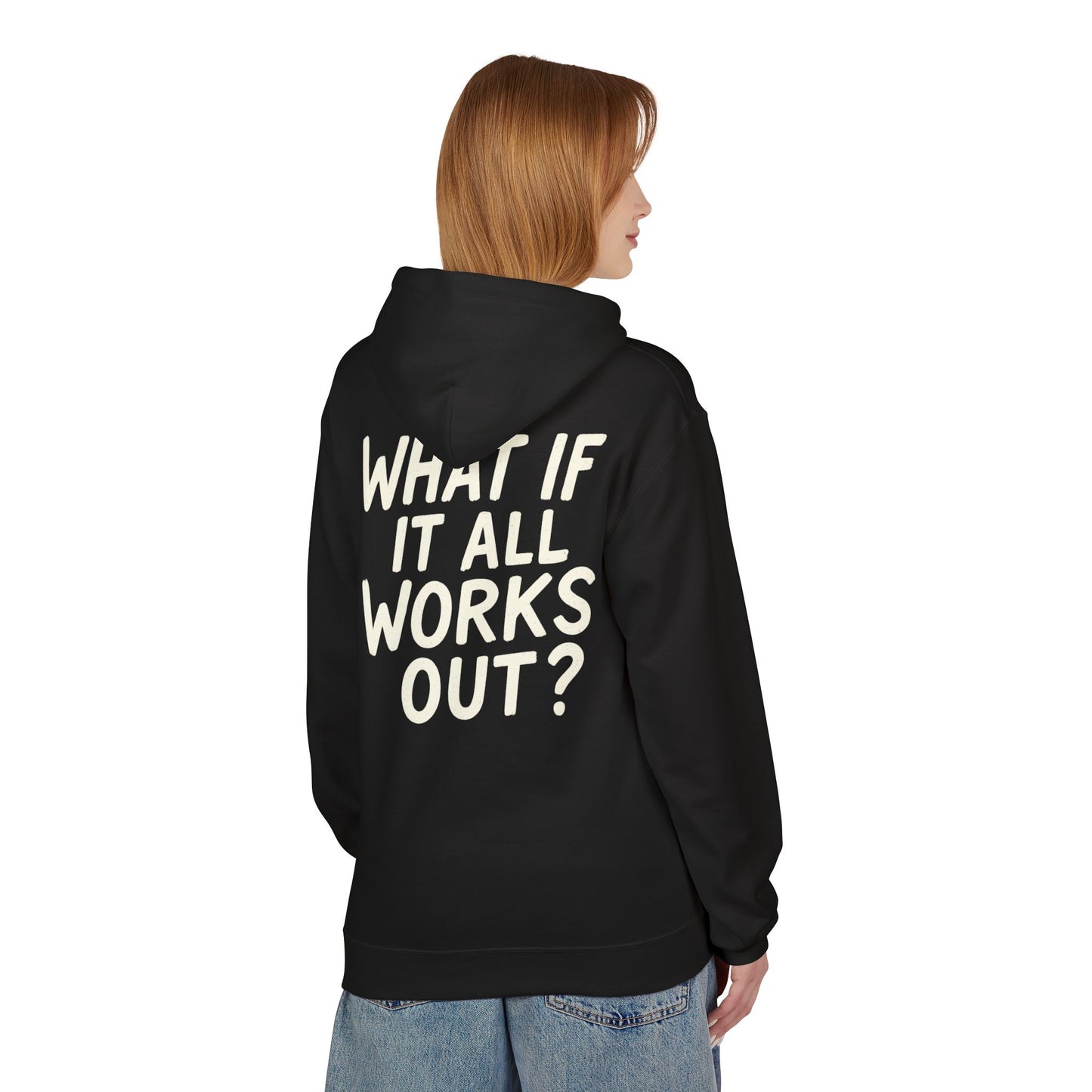 Inspirational Fleece Hoodie, Perfect for Chill Days, Motivational Gift, Casual Wear, Unisex Apparel, Cozy Layer