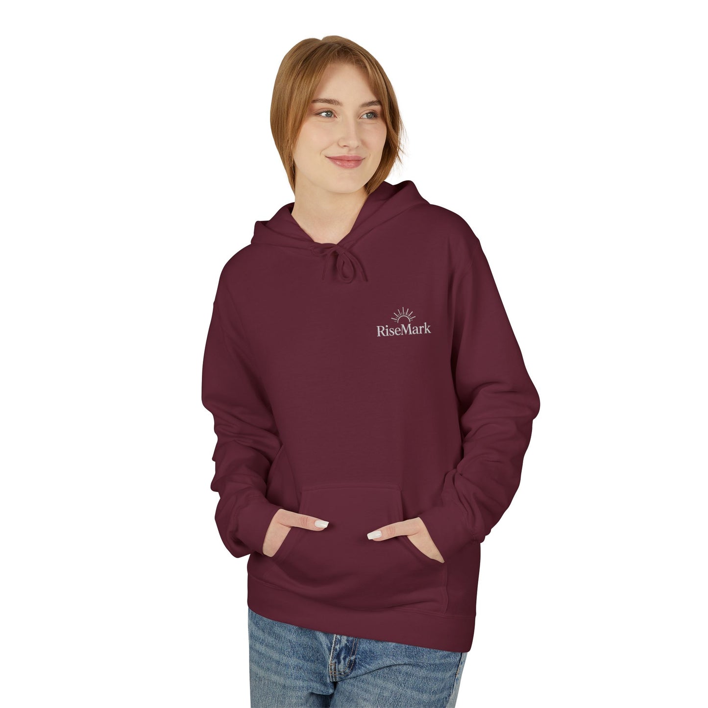 Faith-Inspired Unisex Fleece Hoodie with Cross Design | Cozy Religious Apparel | Perfect for Church, Gifts, Casual Wear