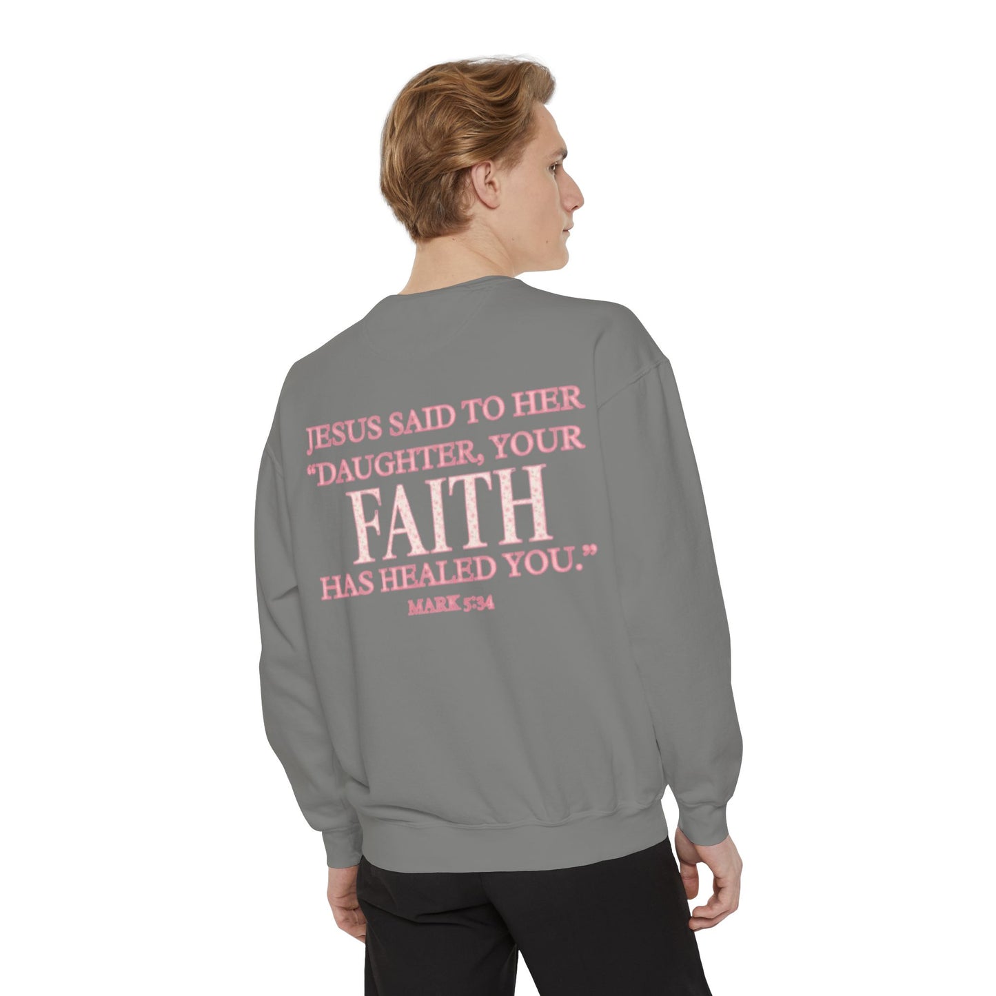 Faith-Inspired Unisex Sweatshirt, Cozy Sweatshirt, Inspirational Gift, Christian Apparel, Prayer Sweatshirt, Religious Fashion