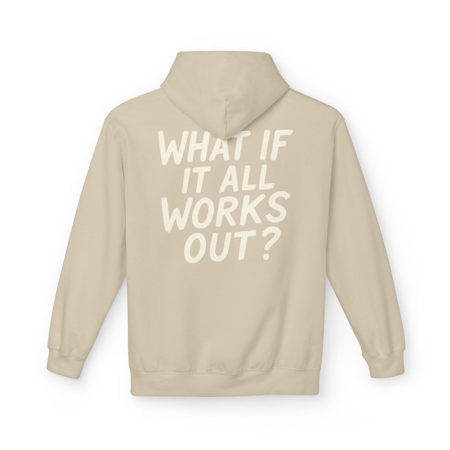Inspirational Fleece Hoodie, Perfect for Chill Days, Motivational Gift, Casual Wear, Unisex Apparel, Cozy Layer
