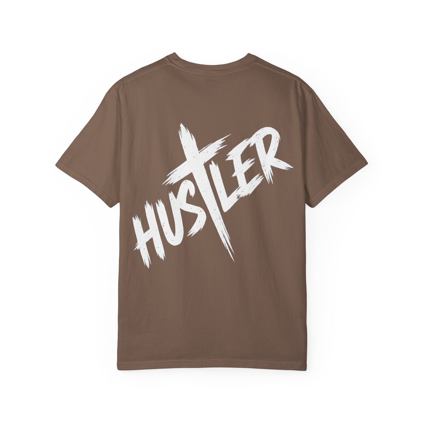 Hustler Unisex Garment-Dyed T-Shirt, Trendy Graphic Tee, Fashionable Everyday Wear, Perfect Gift for Entrepreneurs, Casual Streetwear