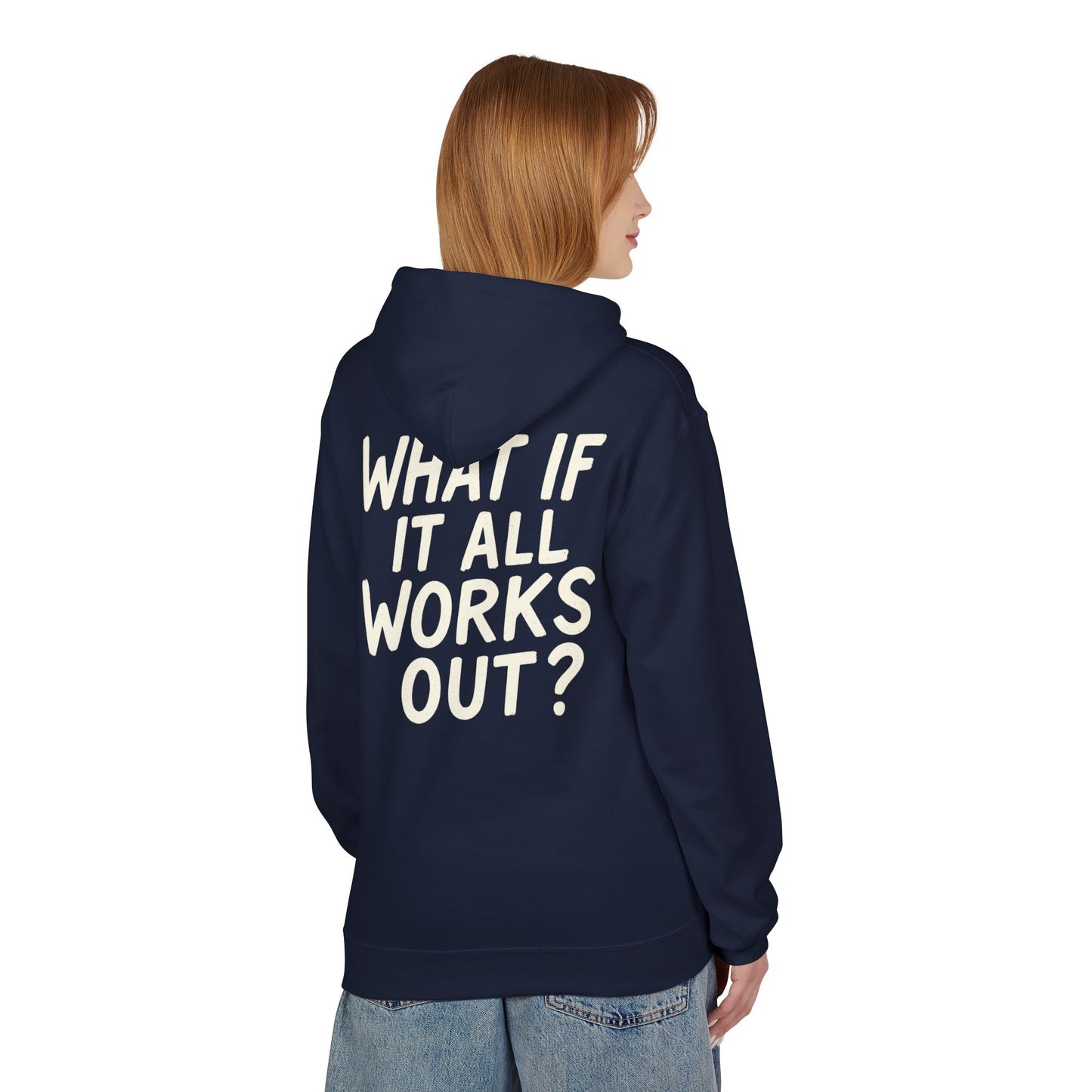 Inspirational Fleece Hoodie, Perfect for Chill Days, Motivational Gift, Casual Wear, Unisex Apparel, Cozy Layer