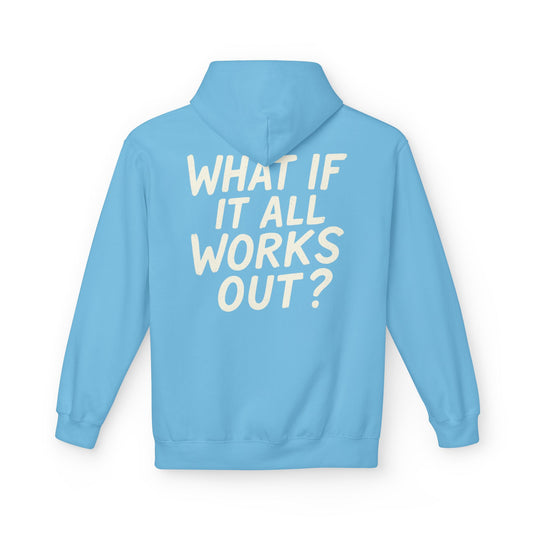 Inspirational Fleece Hoodie, Perfect for Chill Days, Motivational Gift, Casual Wear, Unisex Apparel, Cozy Layer