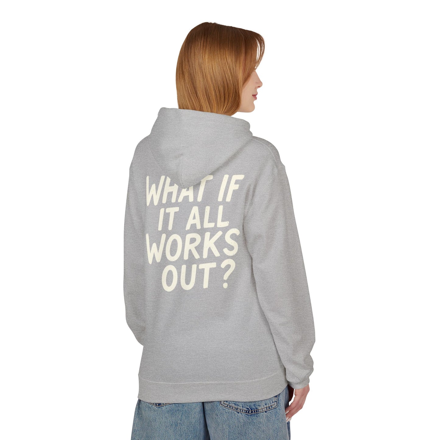 Inspirational Fleece Hoodie, Perfect for Chill Days, Motivational Gift, Casual Wear, Unisex Apparel, Cozy Layer
