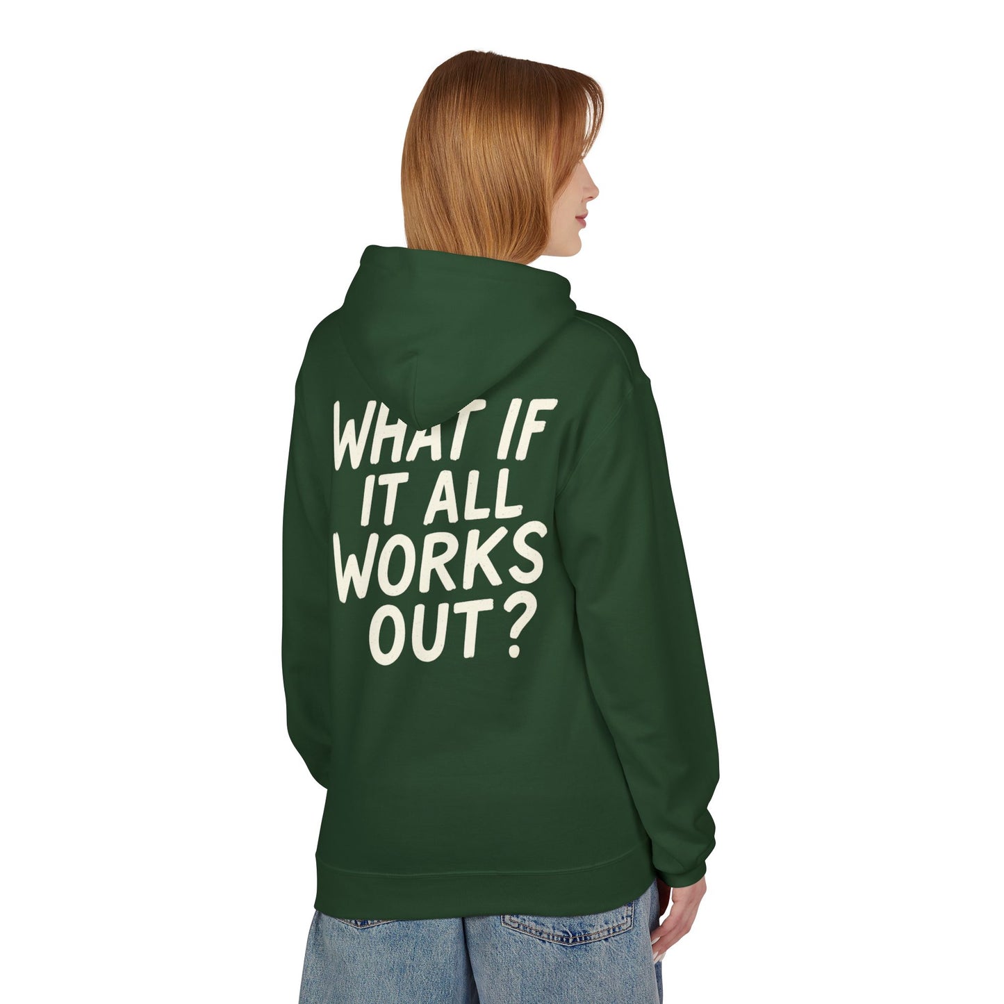 Inspirational Fleece Hoodie, Perfect for Chill Days, Motivational Gift, Casual Wear, Unisex Apparel, Cozy Layer