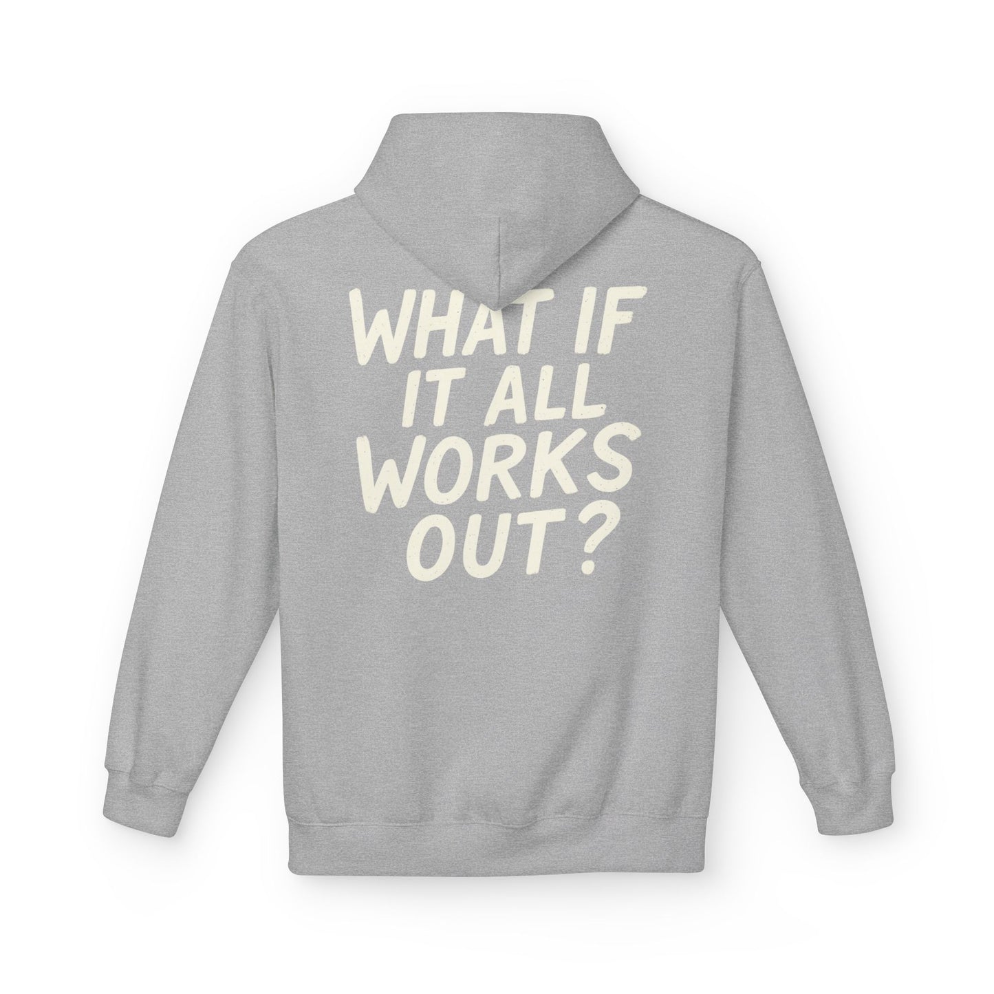 Inspirational Fleece Hoodie, Perfect for Chill Days, Motivational Gift, Casual Wear, Unisex Apparel, Cozy Layer