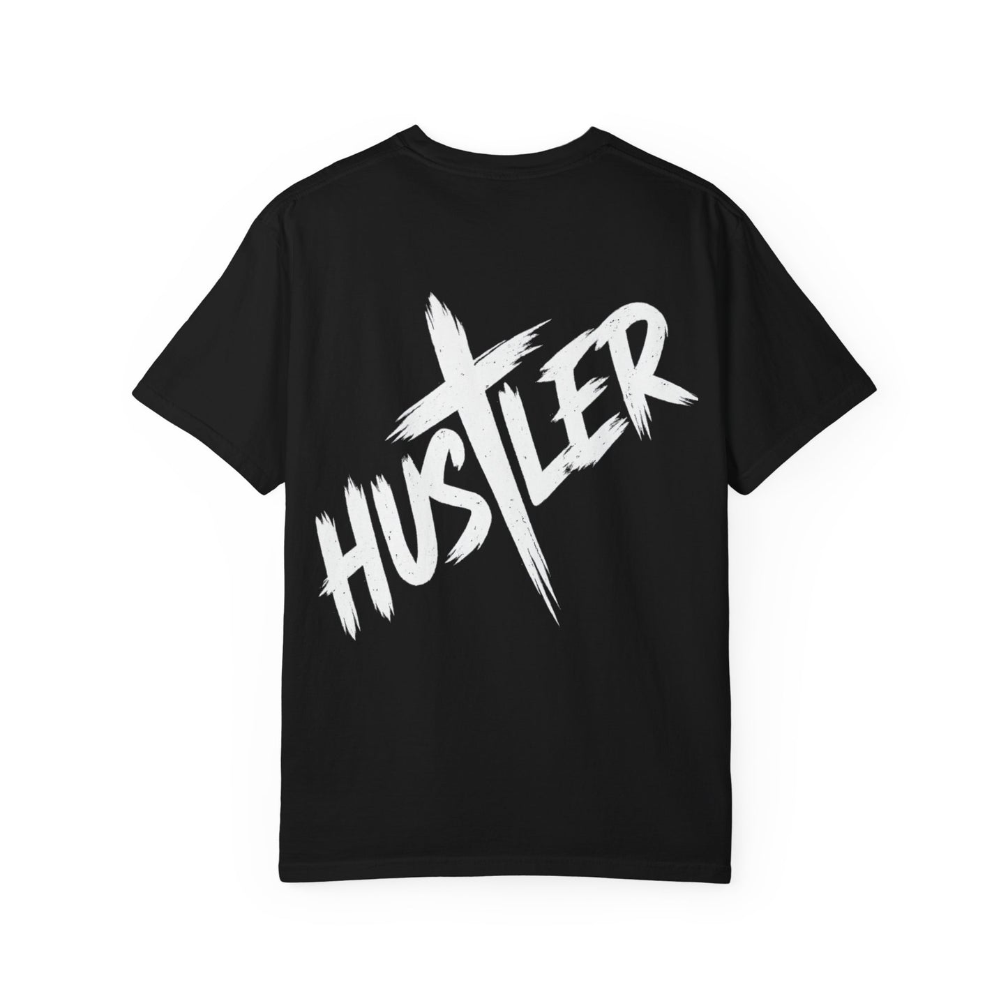 Hustler Unisex Garment-Dyed T-Shirt, Trendy Graphic Tee, Fashionable Everyday Wear, Perfect Gift for Entrepreneurs, Casual Streetwear