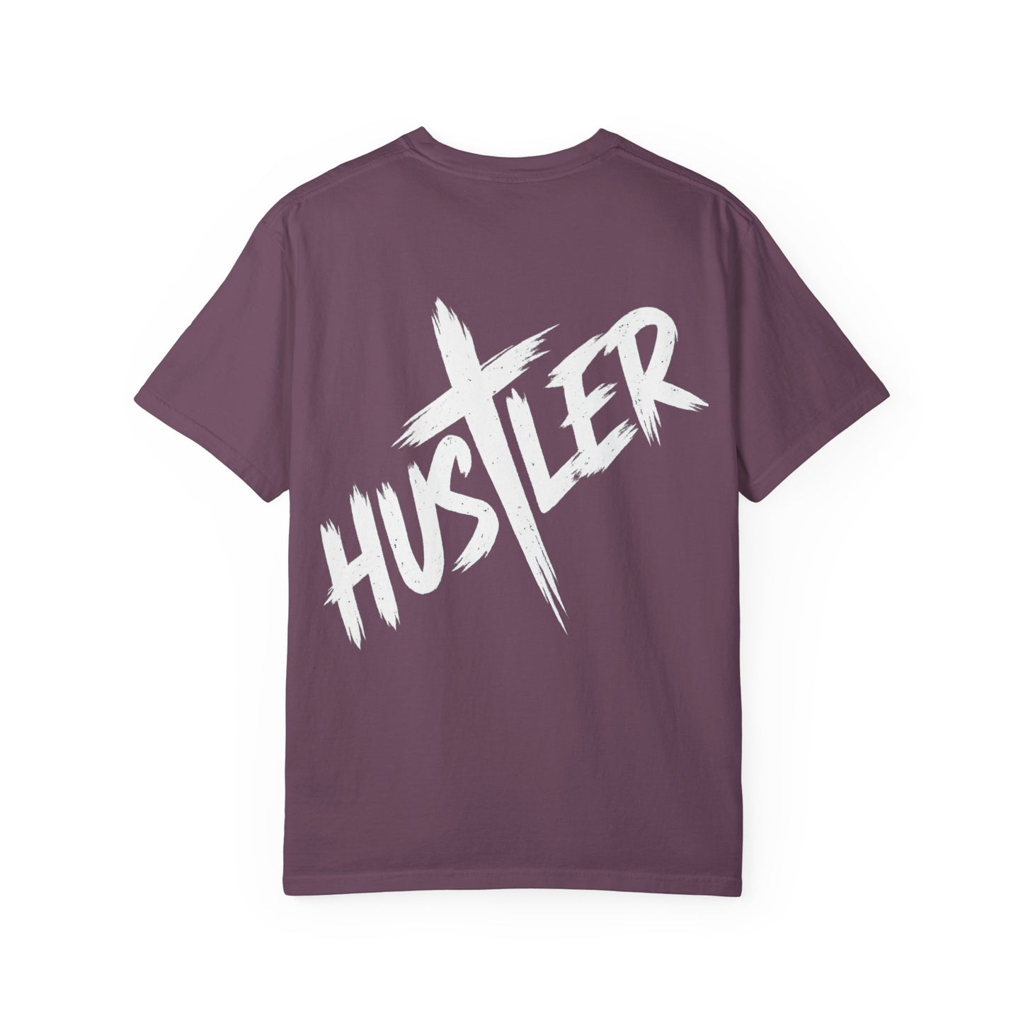 Hustler Unisex Garment-Dyed T-Shirt, Trendy Graphic Tee, Fashionable Everyday Wear, Perfect Gift for Entrepreneurs, Casual Streetwear