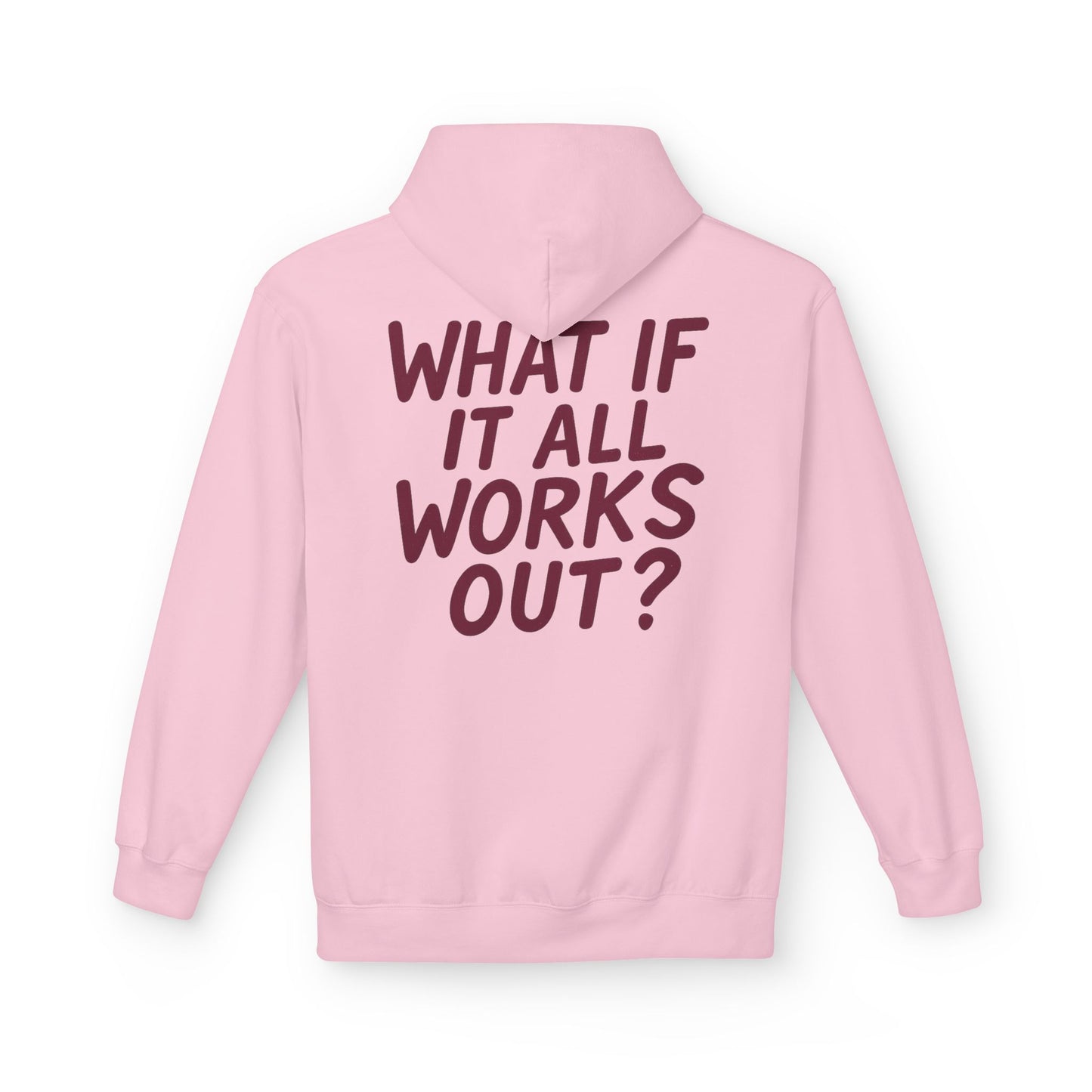 Inspirational Fleece Hoodie - Unisex Motivational Sweatshirt for Comfort, Casual Wear, Gifts, Positive Quotes, Gym & Daily Use