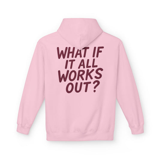 Inspirational Fleece Hoodie - Unisex Motivational Sweatshirt for Comfort, Casual Wear, Gifts, Positive Quotes, Gym & Daily Use