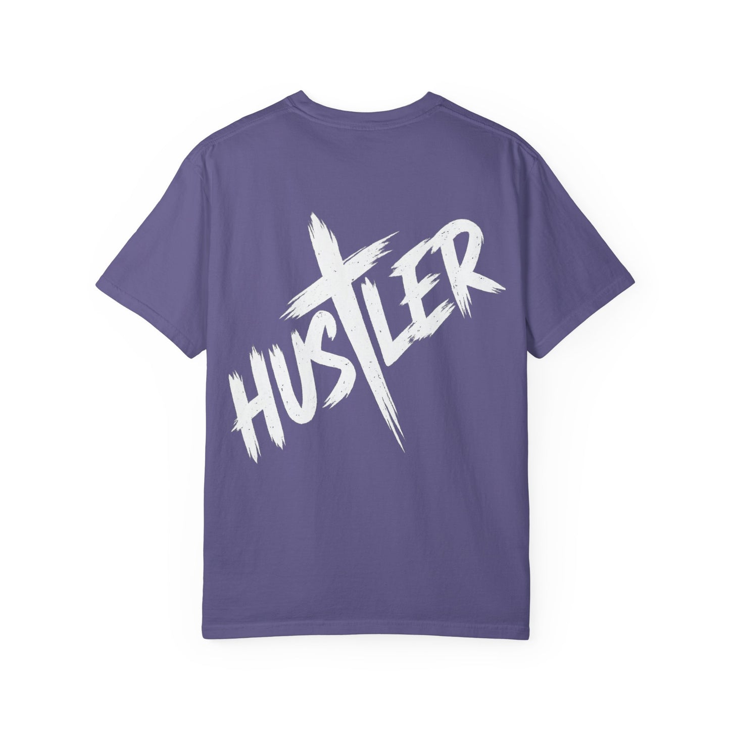 Hustler Unisex Garment-Dyed T-Shirt, Trendy Graphic Tee, Fashionable Everyday Wear, Perfect Gift for Entrepreneurs, Casual Streetwear