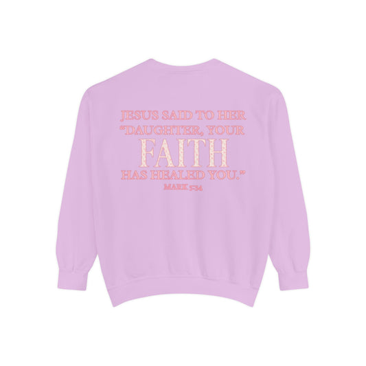 Faith-Inspired Unisex Sweatshirt, Cozy Sweatshirt, Inspirational Gift, Christian Apparel, Prayer Sweatshirt, Religious Fashion