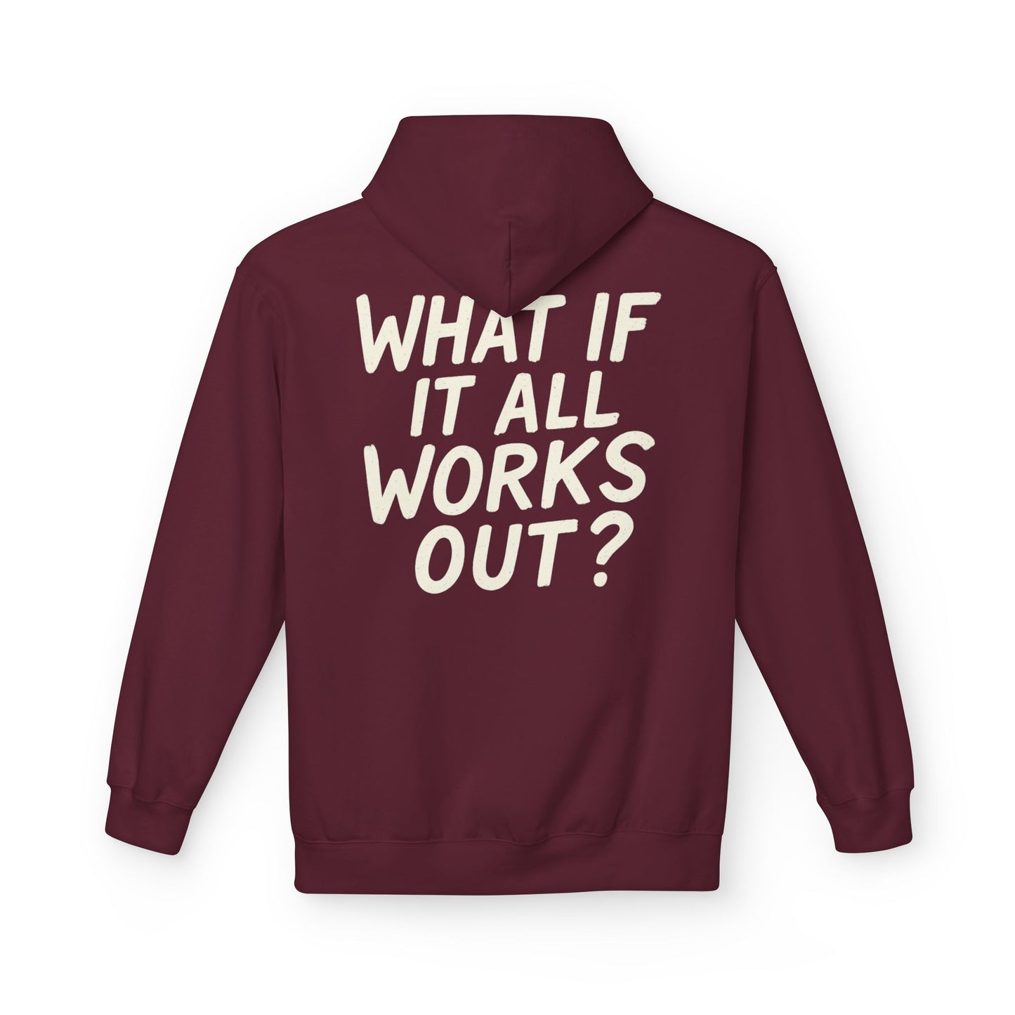 Inspirational Fleece Hoodie, Perfect for Chill Days, Motivational Gift, Casual Wear, Unisex Apparel, Cozy Layer