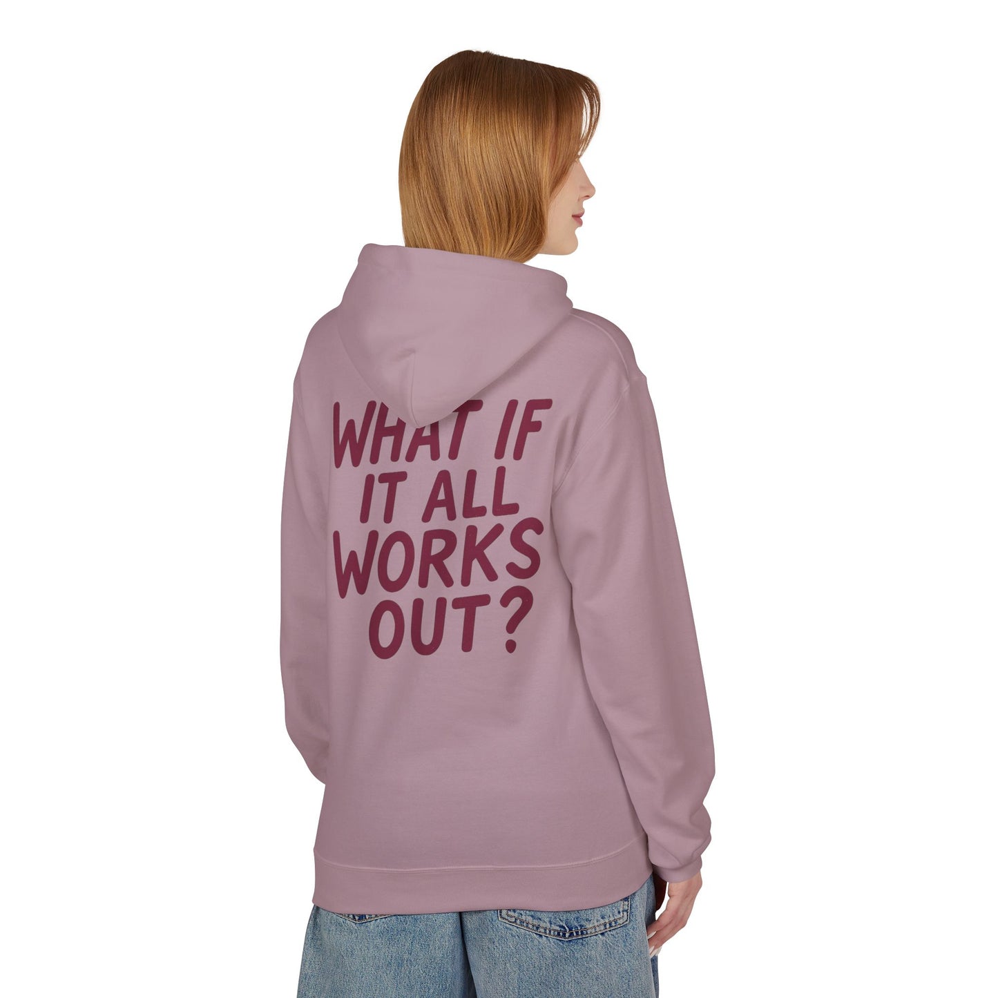 Inspirational Fleece Hoodie - Unisex Motivational Sweatshirt for Comfort, Casual Wear, Gifts, Positive Quotes, Gym & Daily Use