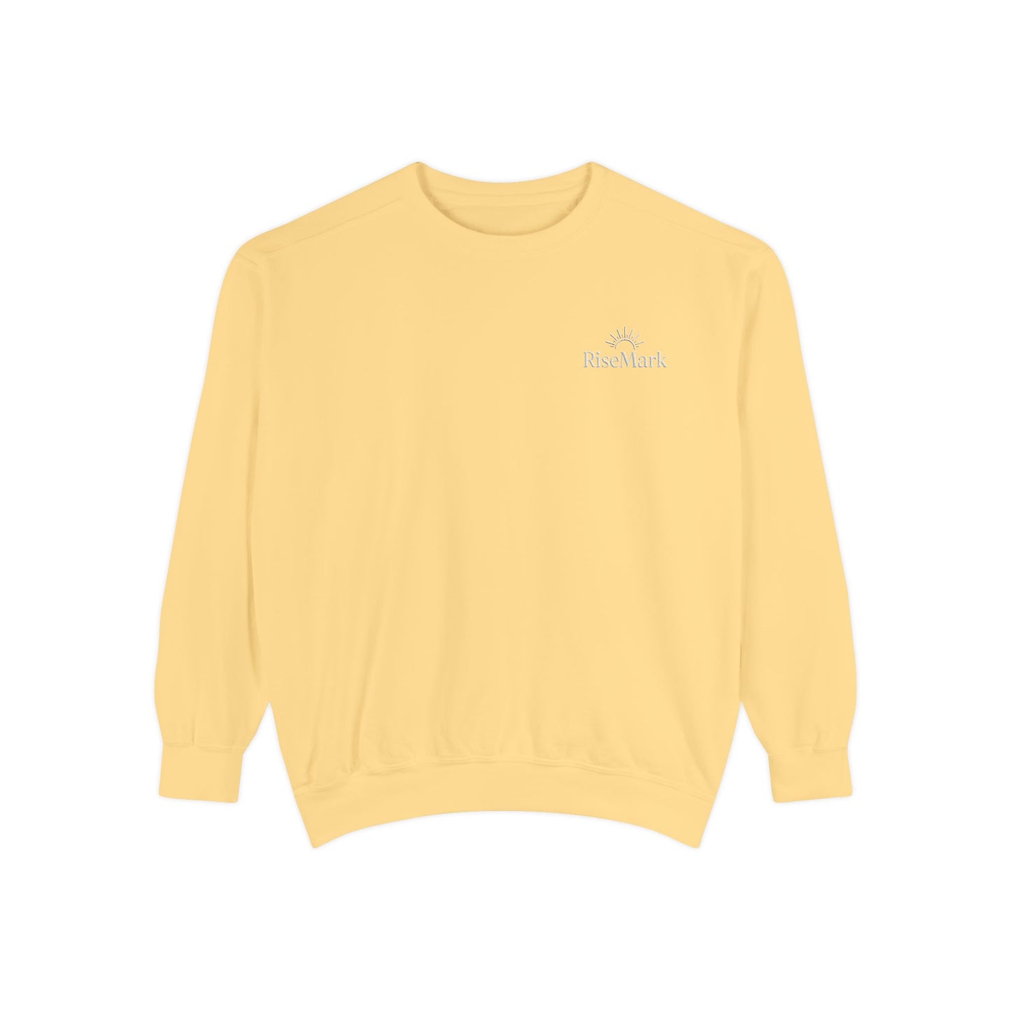 Floral Cross Inspirational Sweatshirt, Unisex Peach Pullover, Religious Gift for Women, Cozy Church Sweatshirt, Psalm 46:5 Apparel