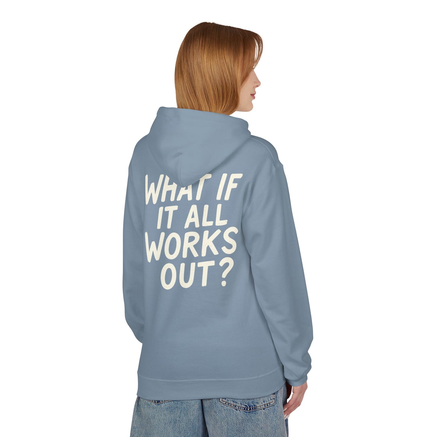 Inspirational Fleece Hoodie, Perfect for Chill Days, Motivational Gift, Casual Wear, Unisex Apparel, Cozy Layer