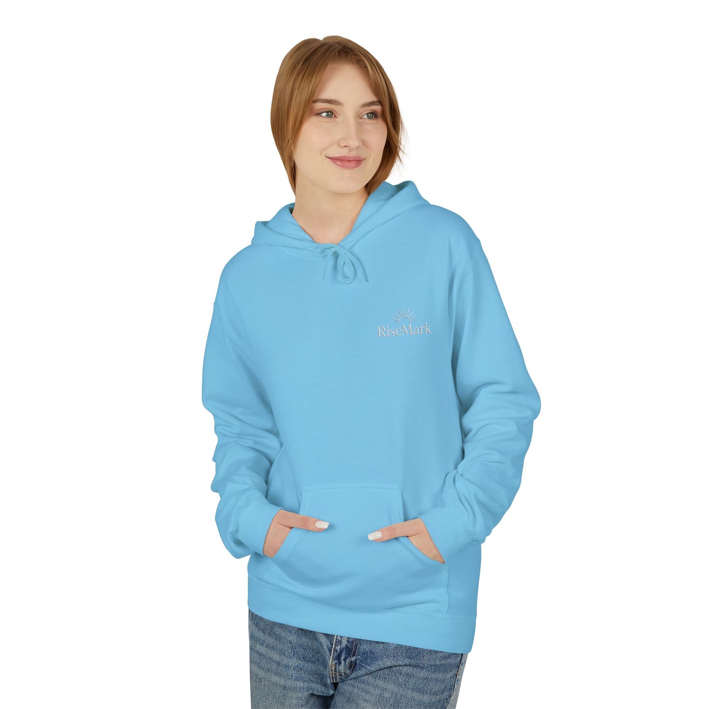 Inspirational Floral Cross Hoodie - Cozy Fleece, Gift for Faith, Christian Apparel, Bible Verse Clothing, Spring Outfit