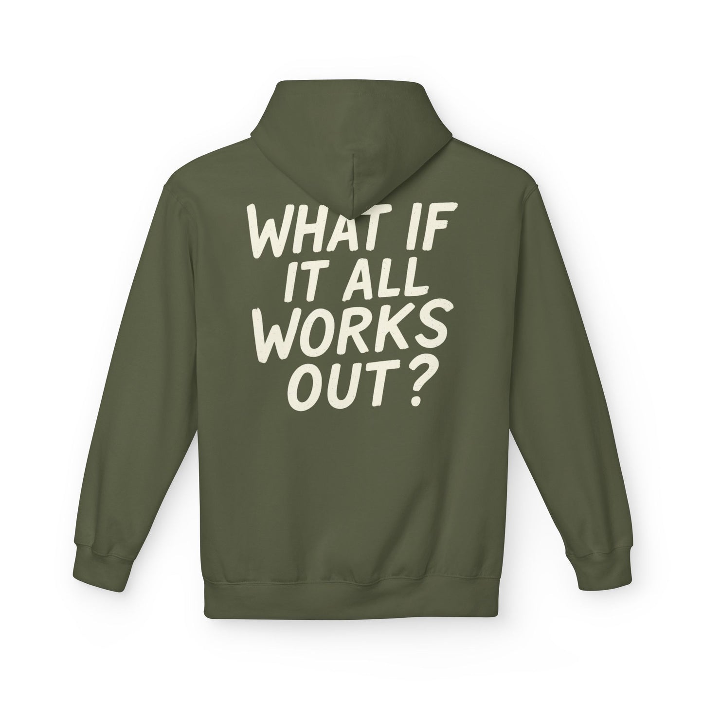 Inspirational Fleece Hoodie, Perfect for Chill Days, Motivational Gift, Casual Wear, Unisex Apparel, Cozy Layer