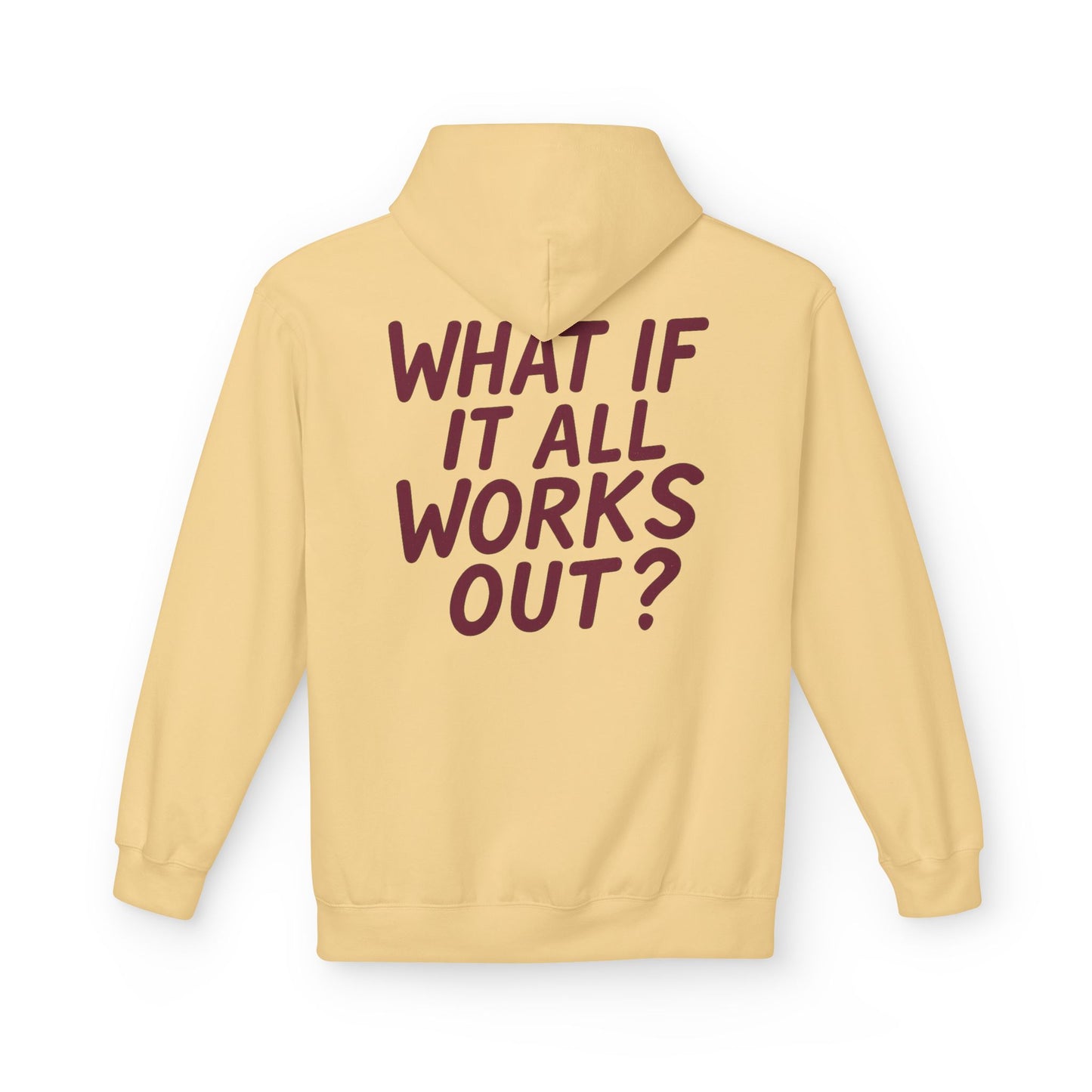 Inspirational Fleece Hoodie - Unisex Motivational Sweatshirt for Comfort, Casual Wear, Gifts, Positive Quotes, Gym & Daily Use