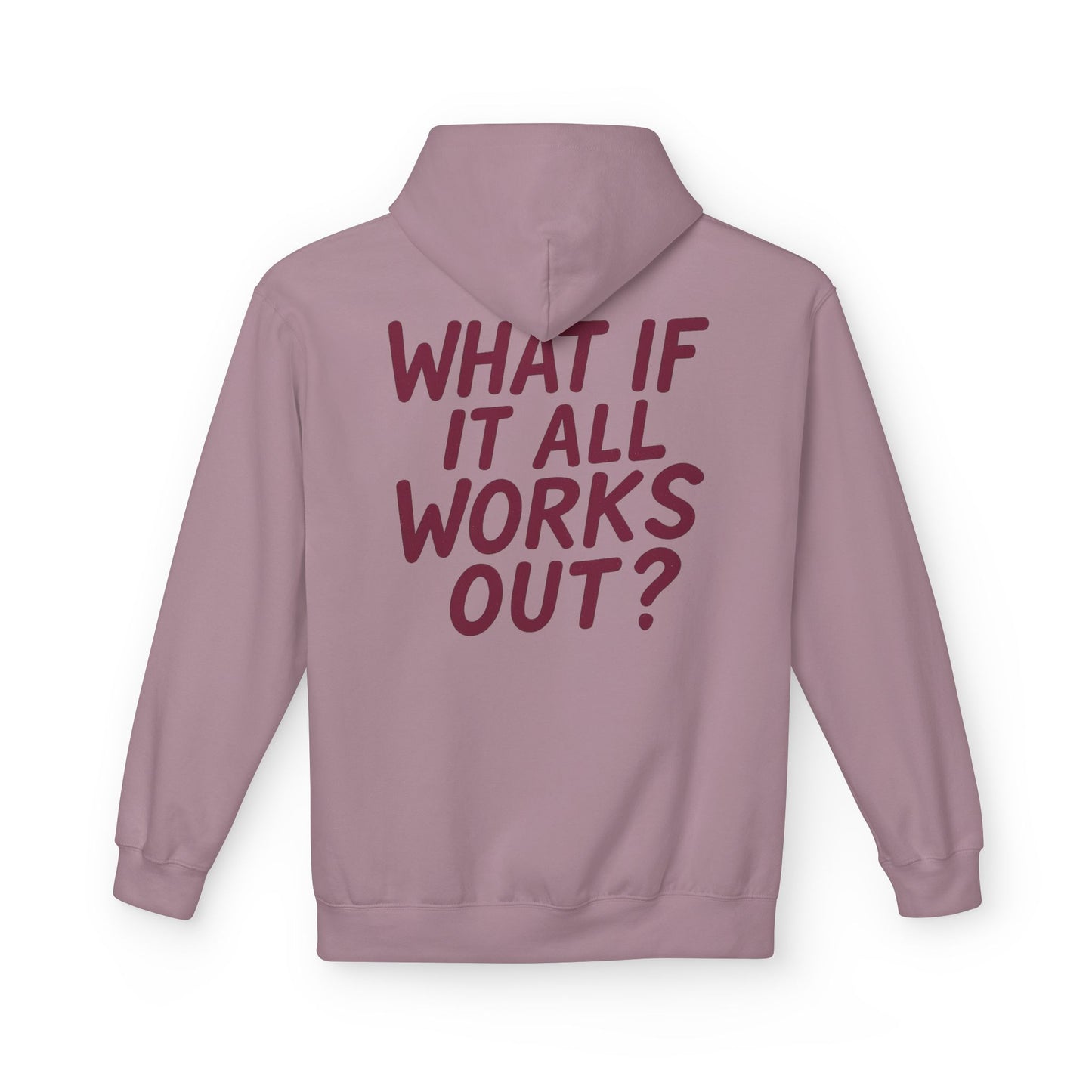 Inspirational Fleece Hoodie - Unisex Motivational Sweatshirt for Comfort, Casual Wear, Gifts, Positive Quotes, Gym & Daily Use