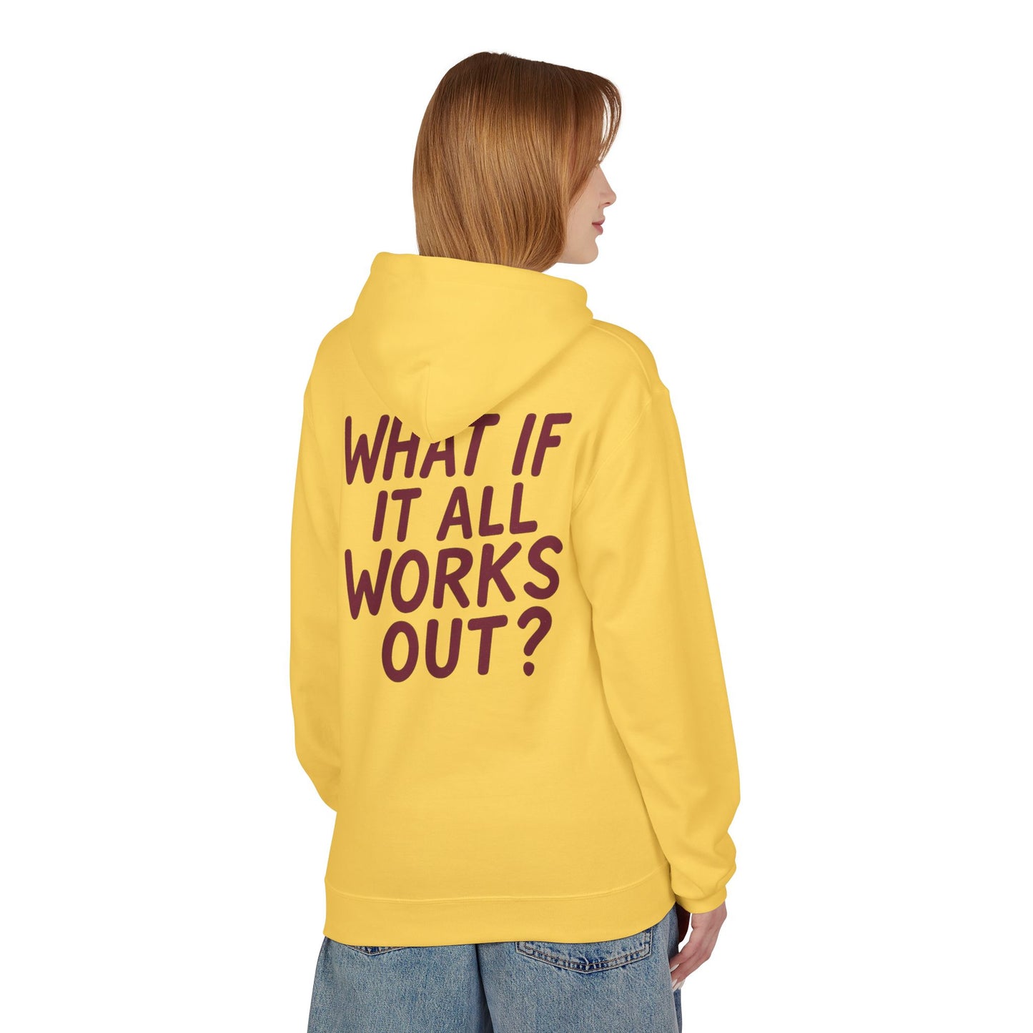 Inspirational Fleece Hoodie - Unisex Motivational Sweatshirt for Comfort, Casual Wear, Gifts, Positive Quotes, Gym & Daily Use