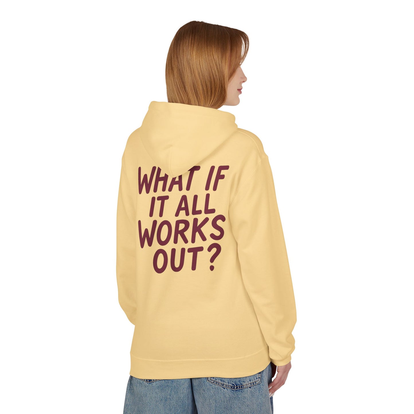 Inspirational Fleece Hoodie - Unisex Motivational Sweatshirt for Comfort, Casual Wear, Gifts, Positive Quotes, Gym & Daily Use