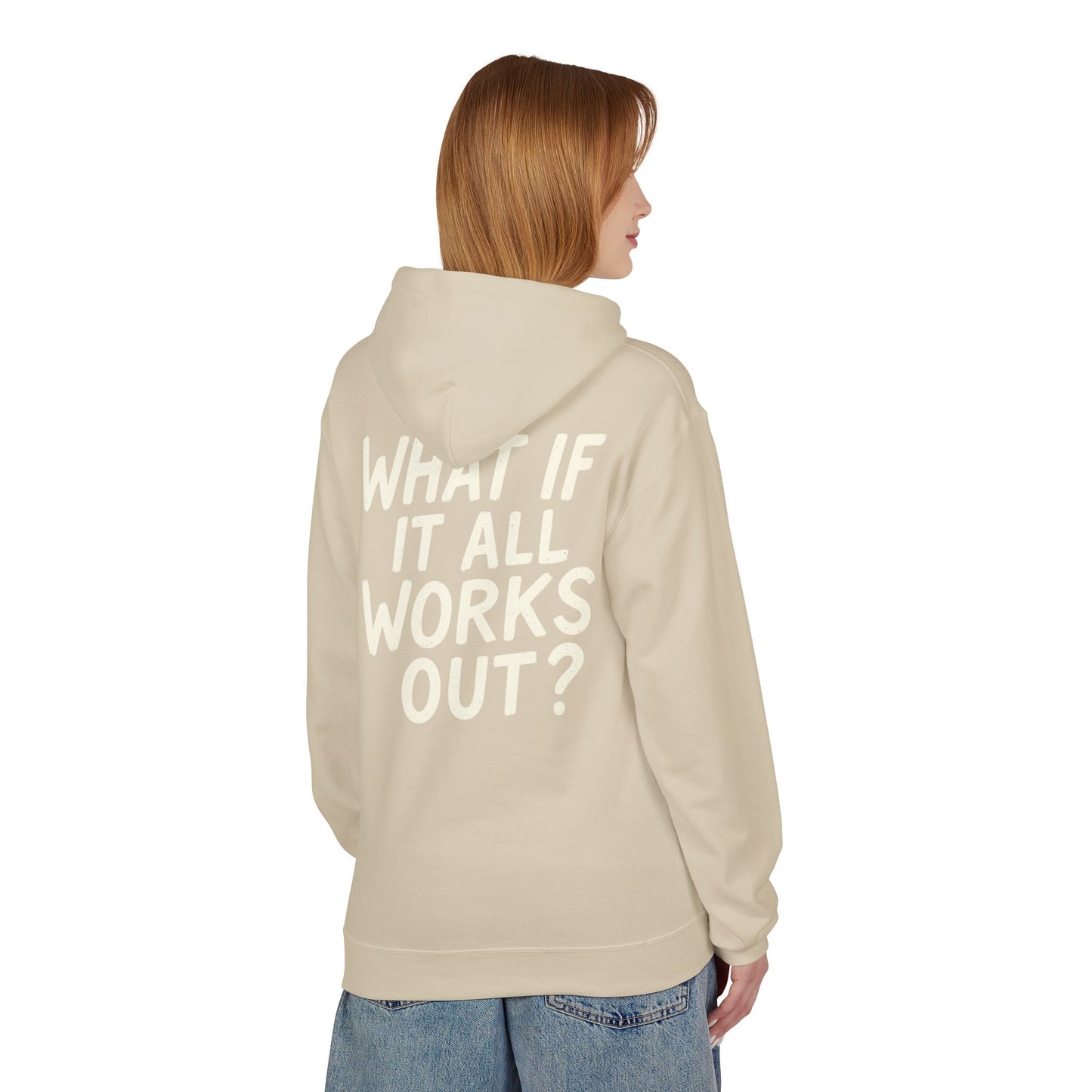 Inspirational Fleece Hoodie, Perfect for Chill Days, Motivational Gift, Casual Wear, Unisex Apparel, Cozy Layer