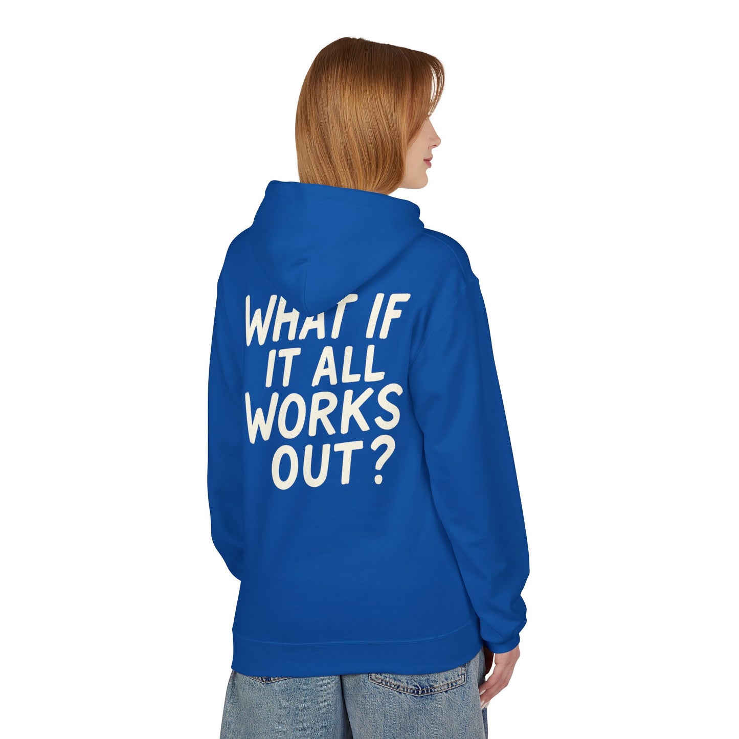 Inspirational Fleece Hoodie, Perfect for Chill Days, Motivational Gift, Casual Wear, Unisex Apparel, Cozy Layer