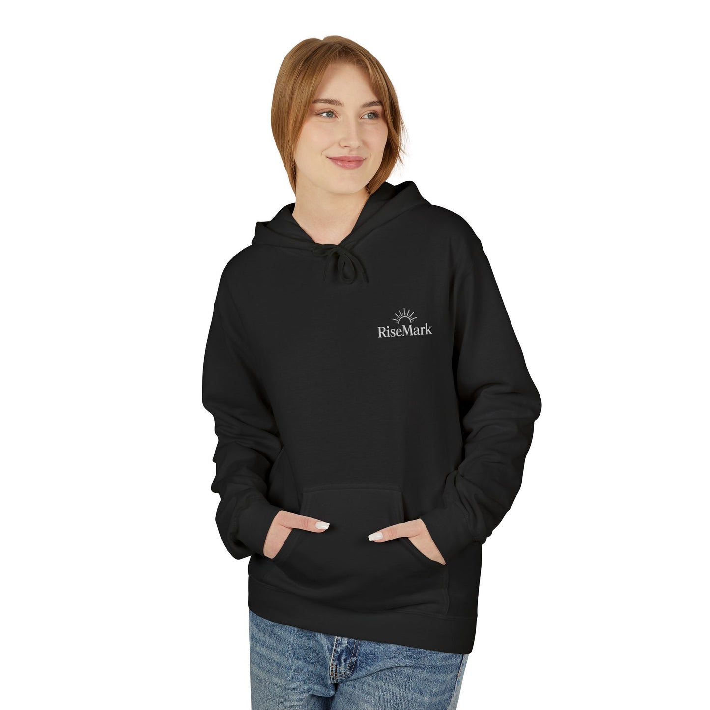Inspirational Fleece Hoodie - You Are Right Where You Need To Be, Cozy Gift for Her, Unisex Clothing, Everyday Wear, Motivational Apparel