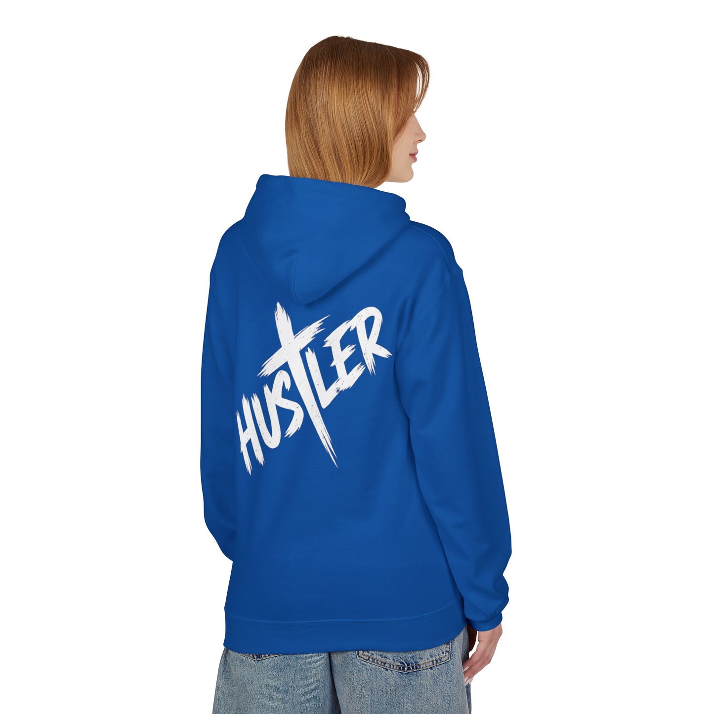 Unisex Hustler Fleece Hoodie - Stylish Streetwear, Casual Comfort, Gift for Hustlers, Trendy Layer, Perfect for Any Season