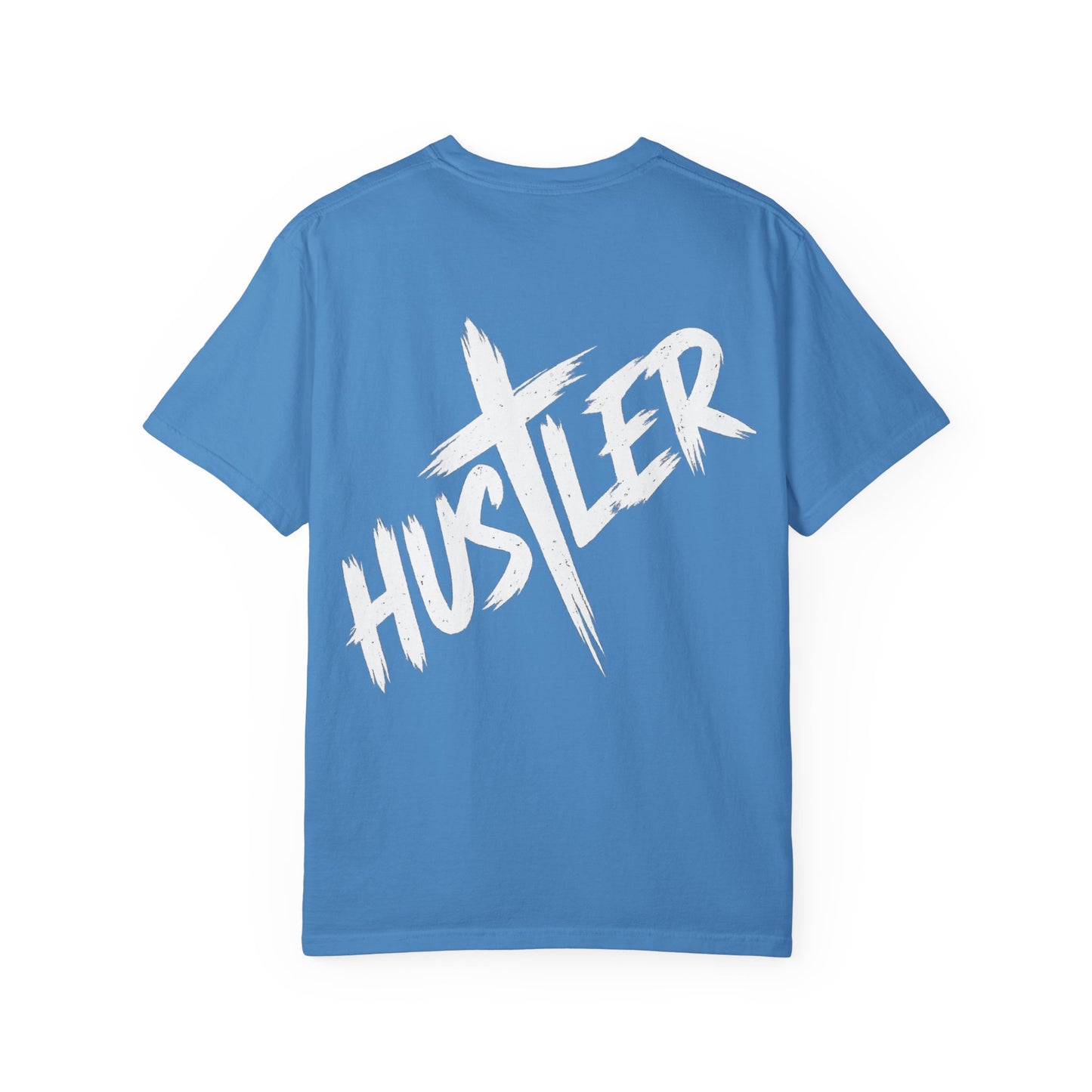 Hustler Unisex Garment-Dyed T-Shirt, Trendy Graphic Tee, Fashionable Everyday Wear, Perfect Gift for Entrepreneurs, Casual Streetwear