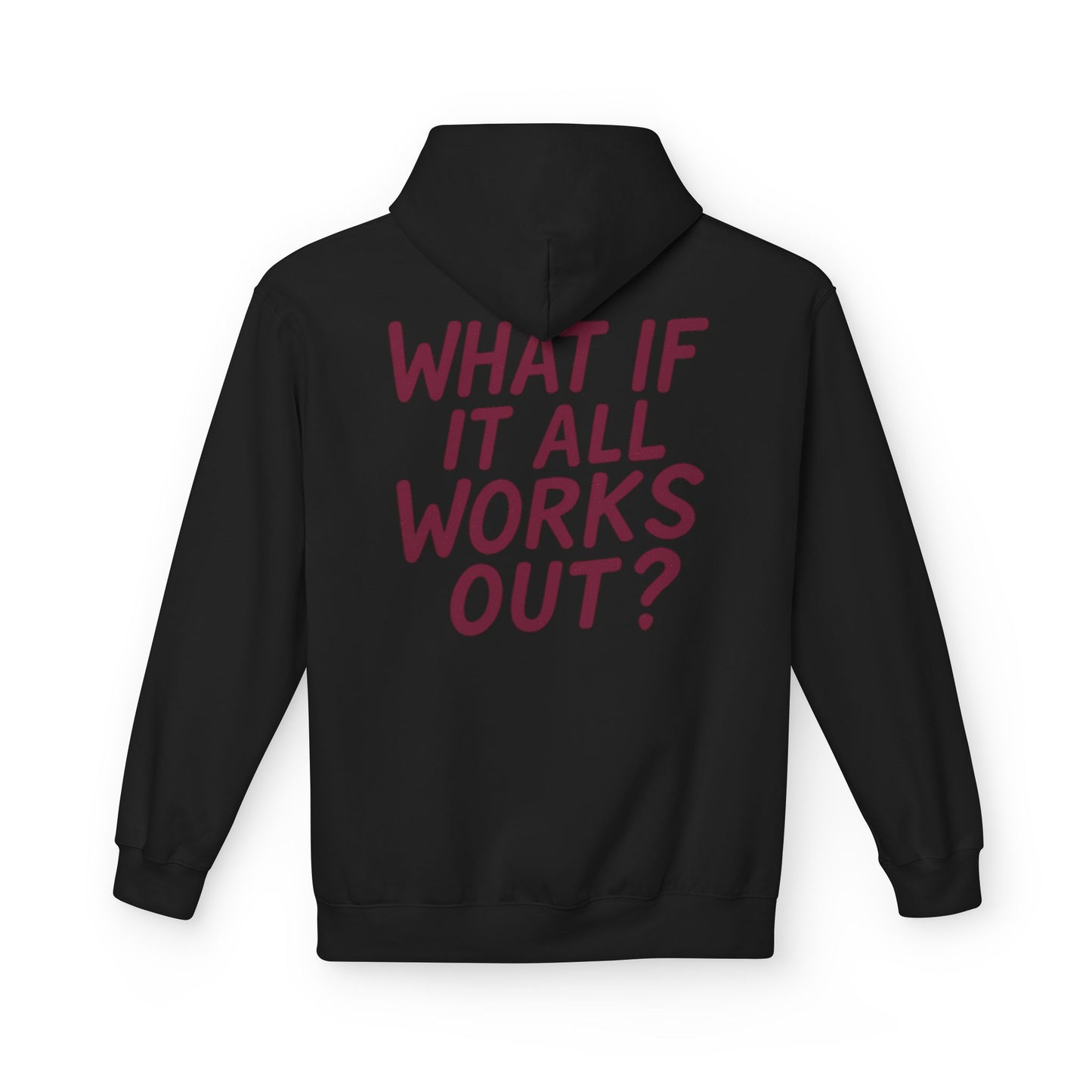 Inspirational Fleece Hoodie - Unisex Motivational Sweatshirt for Comfort, Casual Wear, Gifts, Positive Quotes, Gym & Daily Use