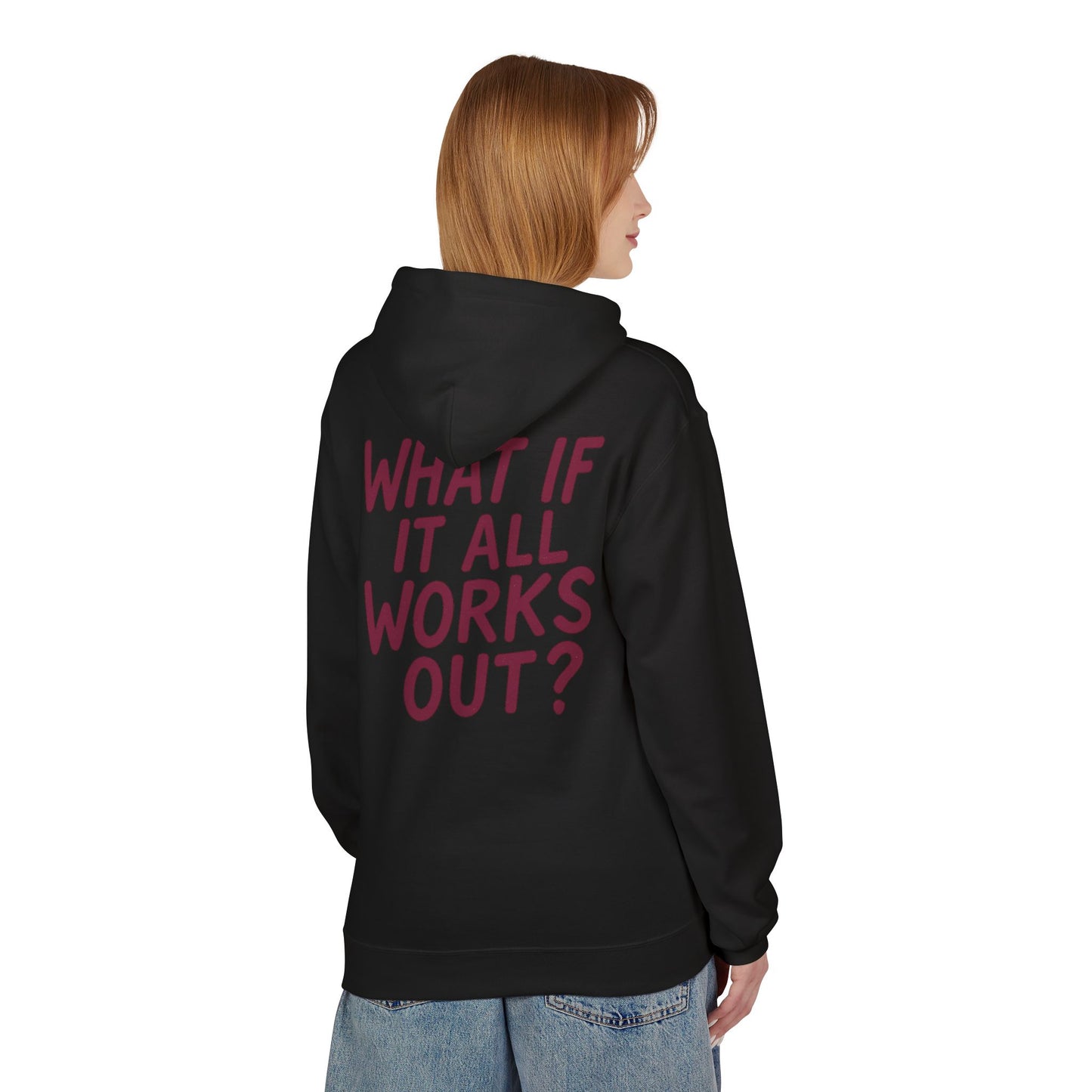 Inspirational Fleece Hoodie - Unisex Motivational Sweatshirt for Comfort, Casual Wear, Gifts, Positive Quotes, Gym & Daily Use