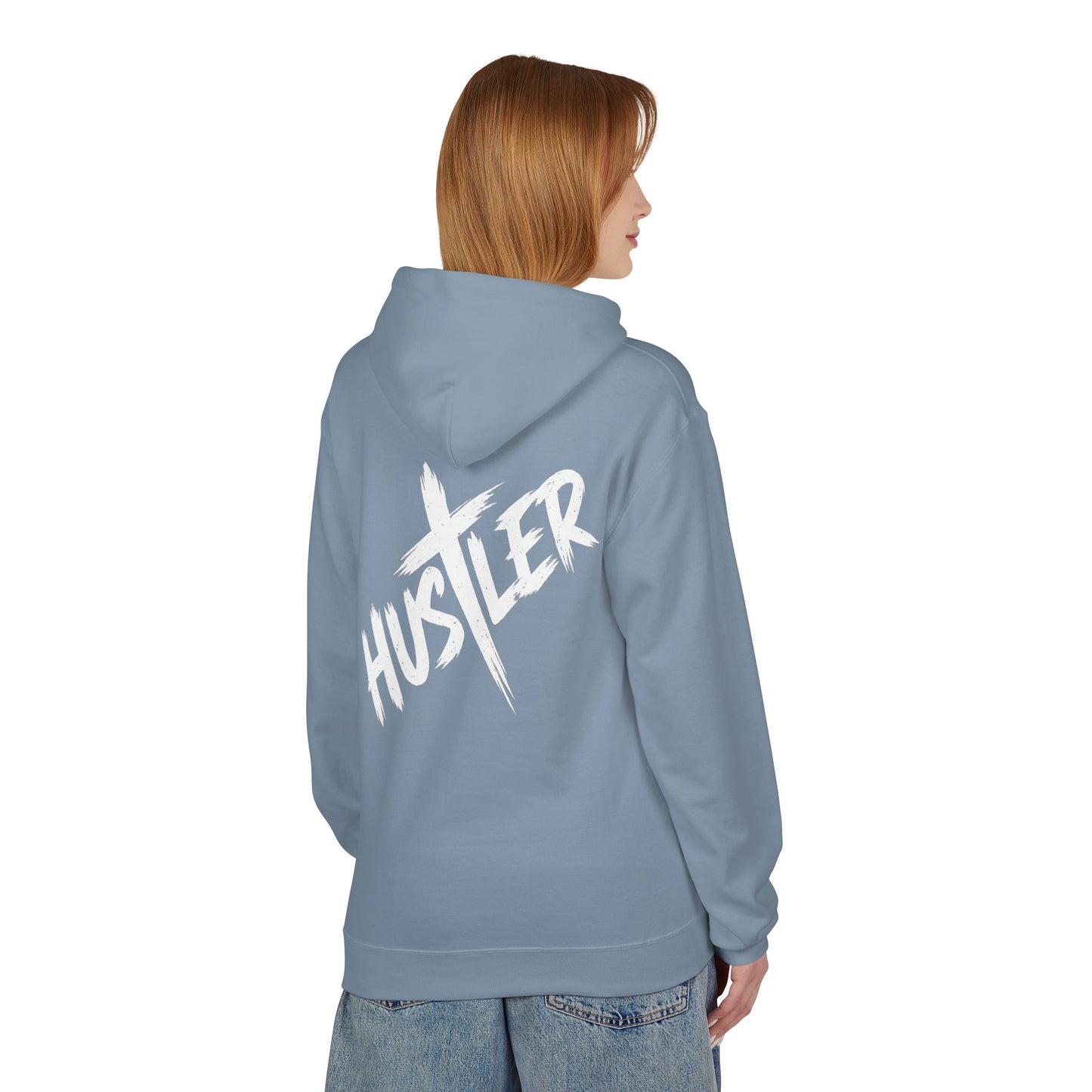 Unisex Hustler Fleece Hoodie - Stylish Streetwear, Casual Comfort, Gift for Hustlers, Trendy Layer, Perfect for Any Season