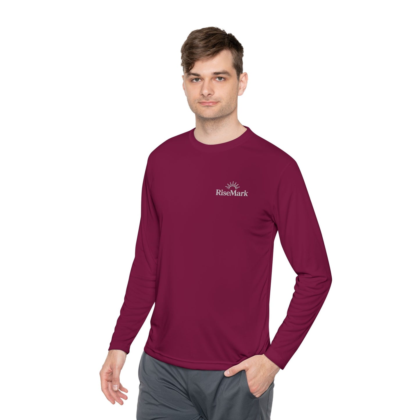 Unisex Long Sleeve Hustler Tee, Motivational Athletic Shirt, gifts for hustlers, casual wear, street style fashion, workout apparel