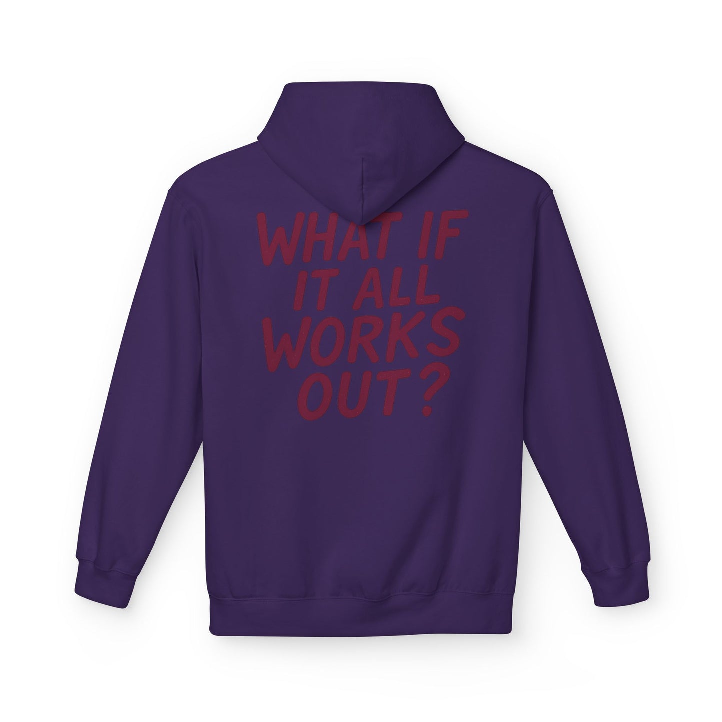 Inspirational Fleece Hoodie - Unisex Motivational Sweatshirt for Comfort, Casual Wear, Gifts, Positive Quotes, Gym & Daily Use