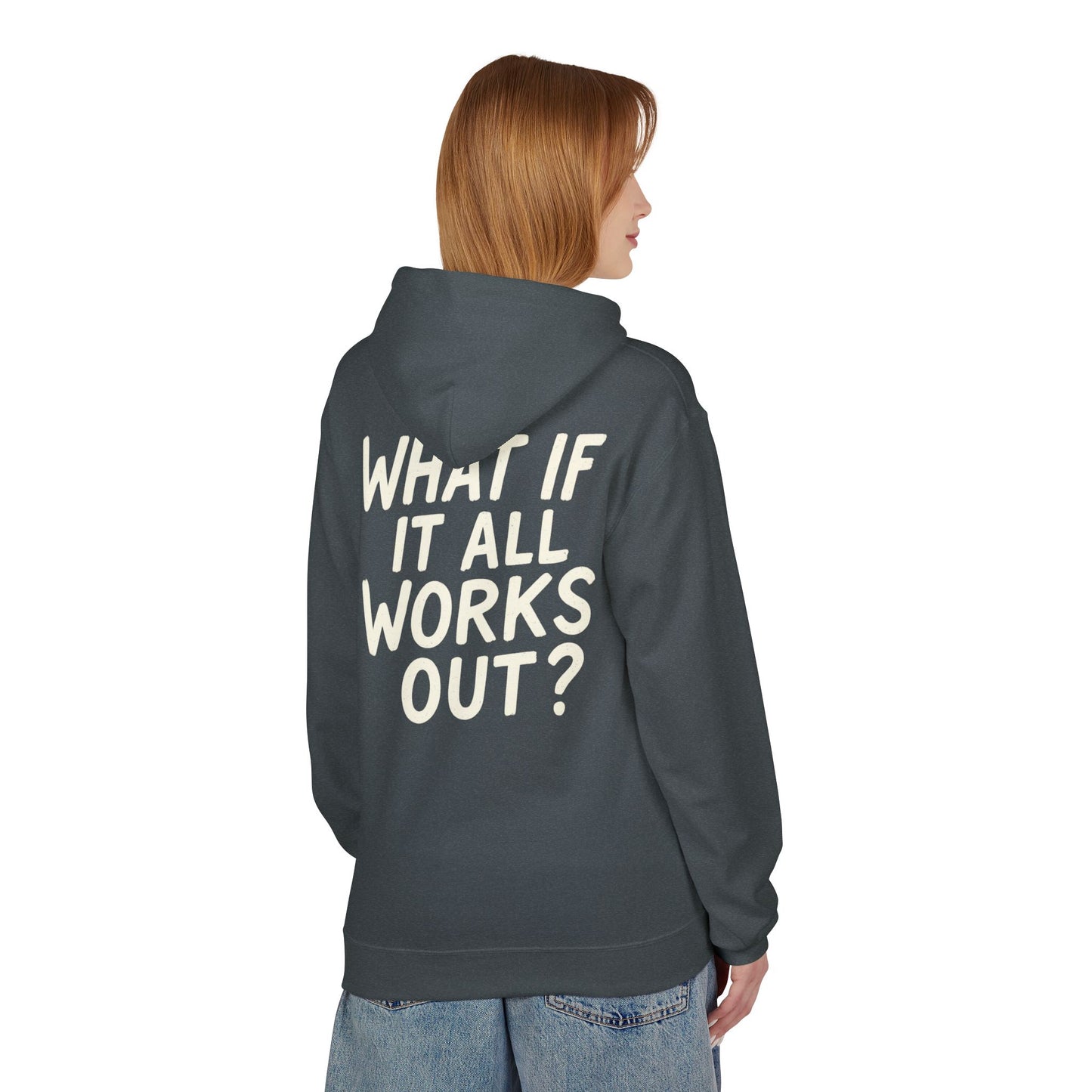Inspirational Fleece Hoodie, Perfect for Chill Days, Motivational Gift, Casual Wear, Unisex Apparel, Cozy Layer