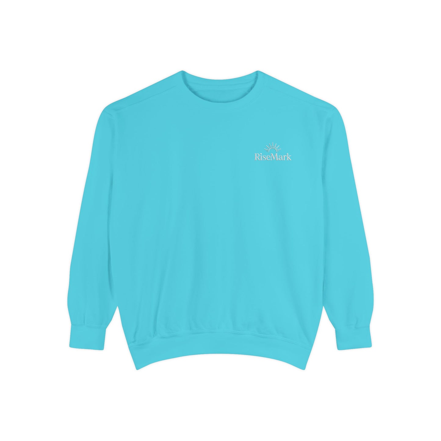 Floral Cross Inspirational Sweatshirt, Unisex Peach Pullover, Religious Gift for Women, Cozy Church Sweatshirt, Psalm 46:5 Apparel