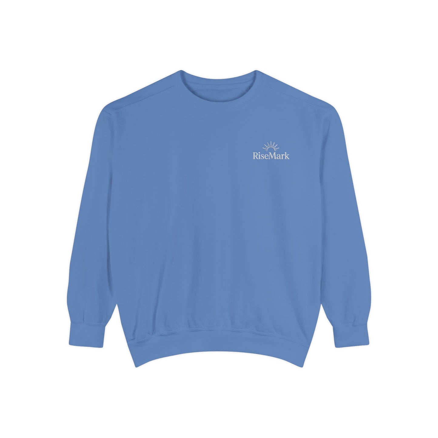 Floral Cross Inspirational Sweatshirt, Unisex Peach Pullover, Religious Gift for Women, Cozy Church Sweatshirt, Psalm 46:5 Apparel