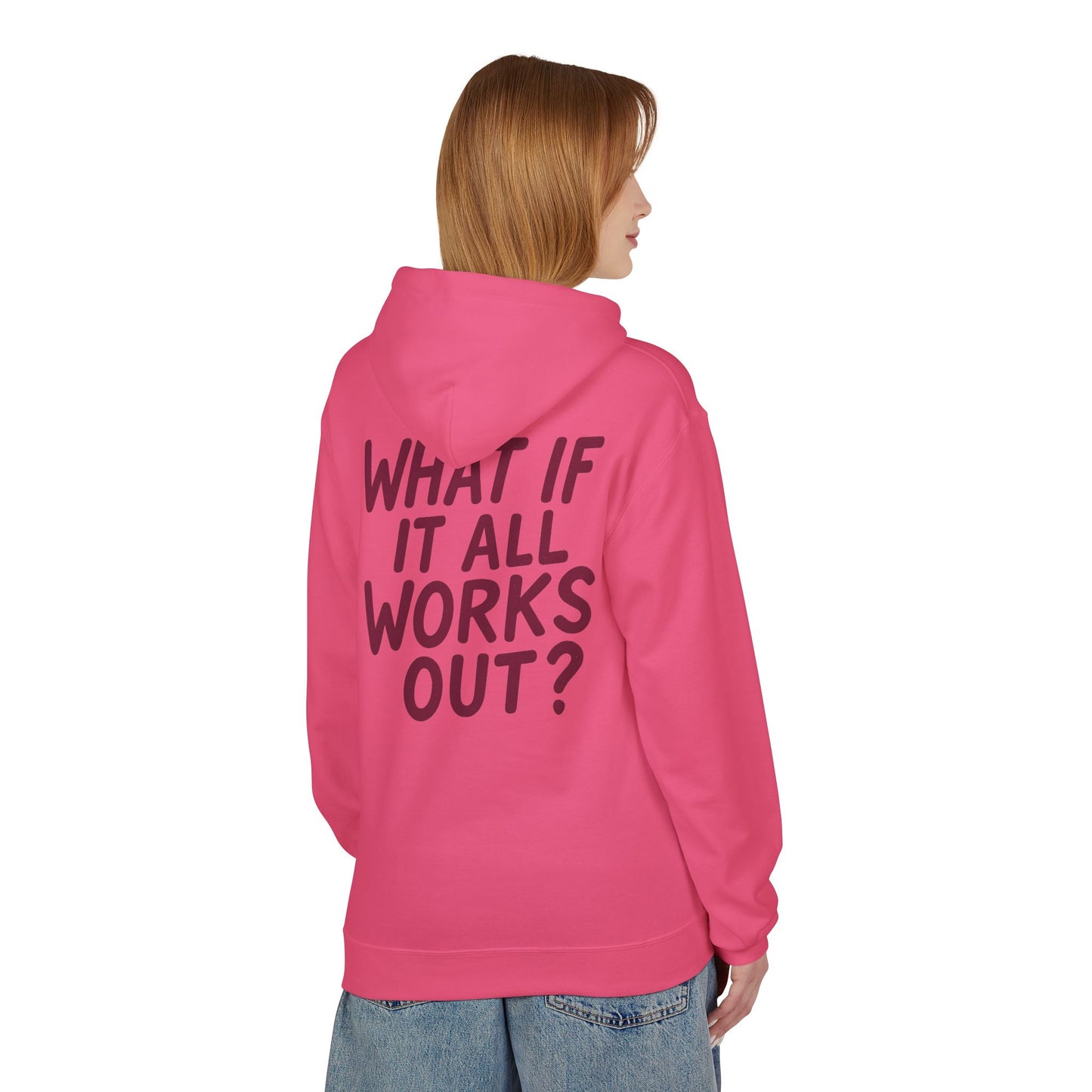 Inspirational Fleece Hoodie - Unisex Motivational Sweatshirt for Comfort, Casual Wear, Gifts, Positive Quotes, Gym & Daily Use