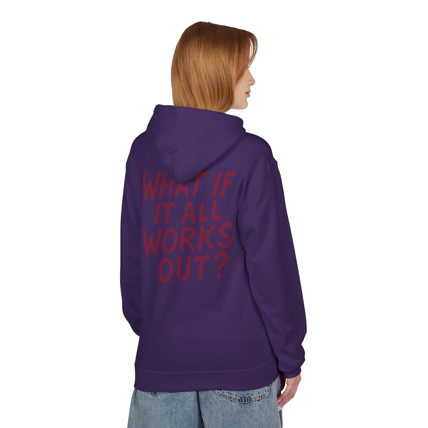 Inspirational Fleece Hoodie - Unisex Motivational Sweatshirt for Comfort, Casual Wear, Gifts, Positive Quotes, Gym & Daily Use